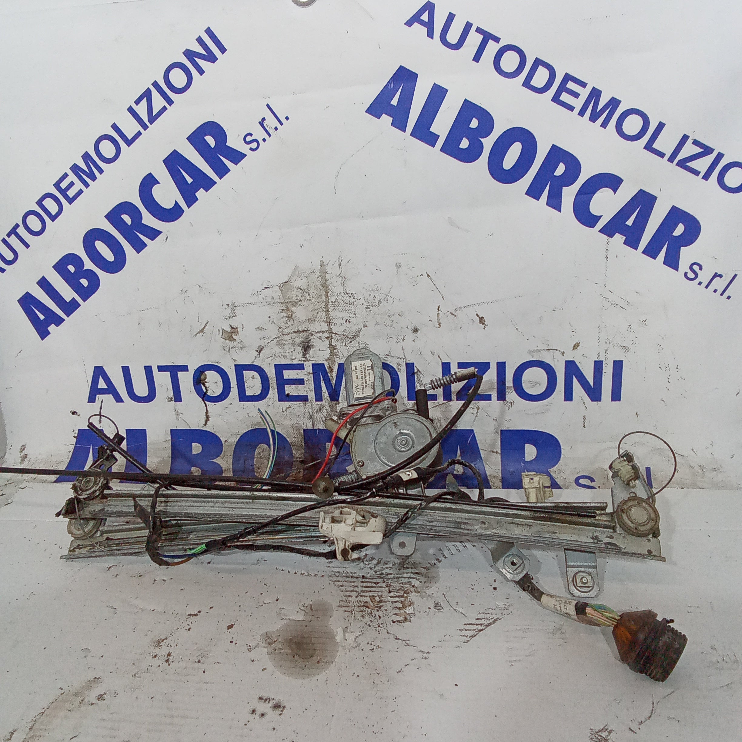 Right rear window regulator Citroen Berlingo 1.6d year 2005