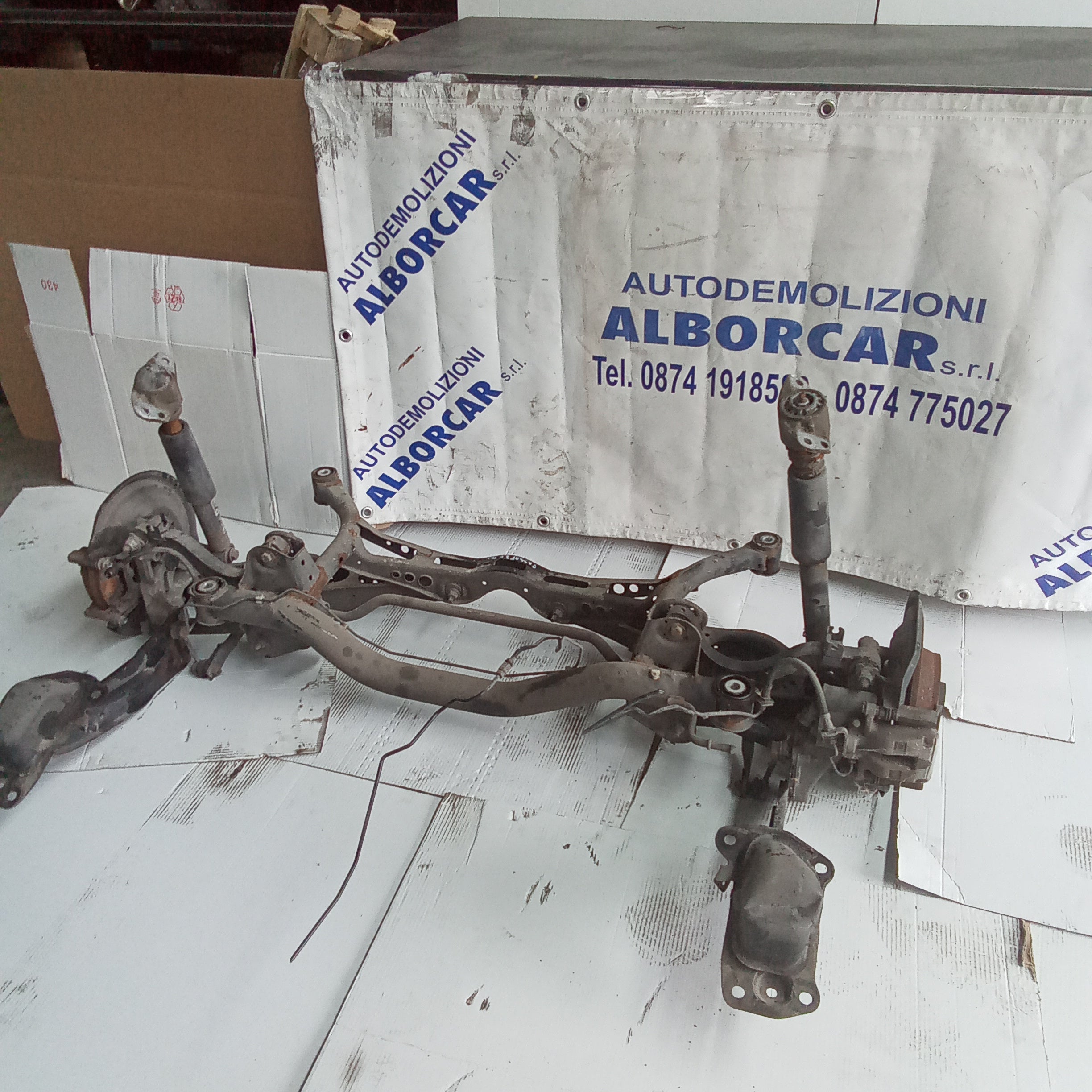 Complete rear axle beam Volkswagen Passat 2.0TDI year 2008
