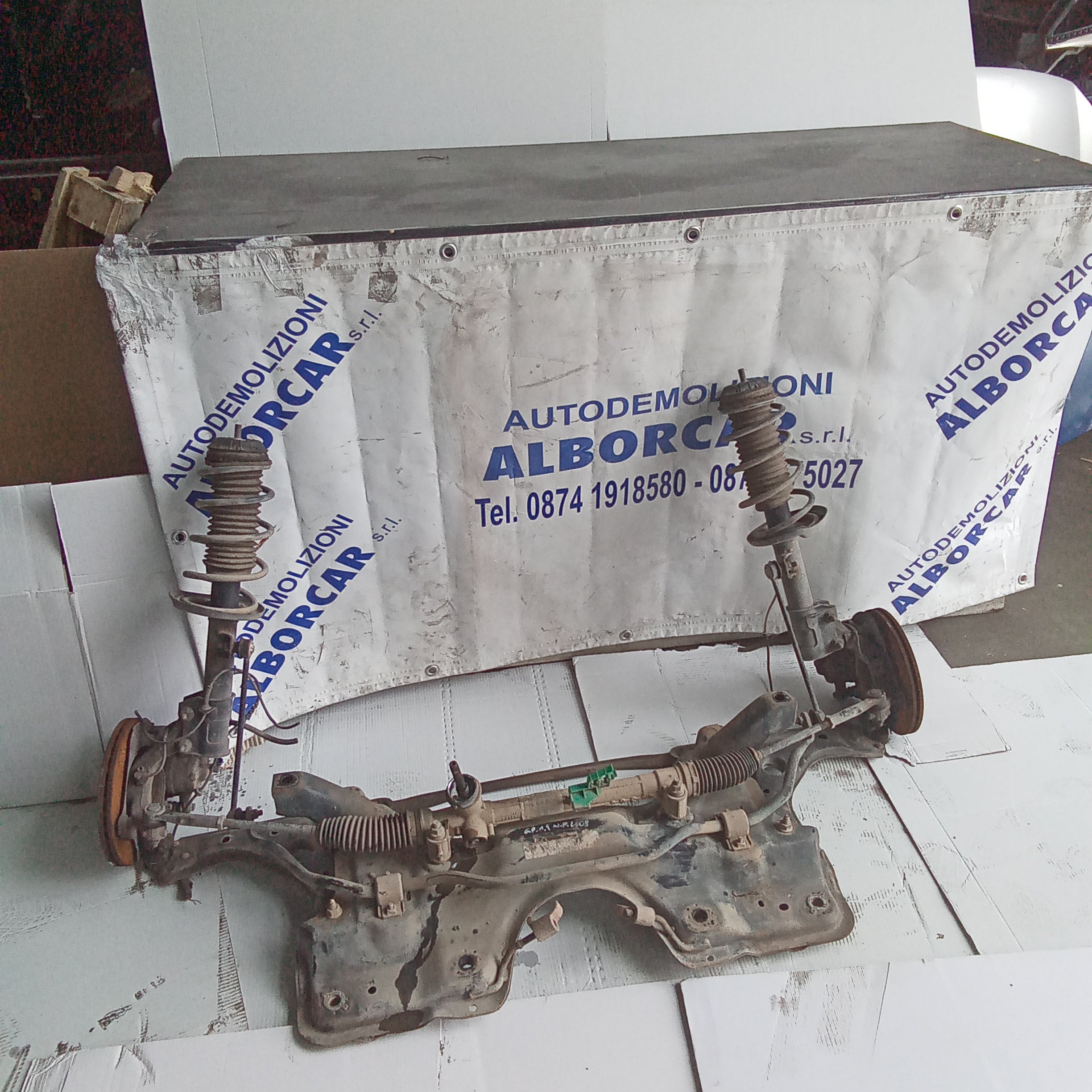 Complete front axle beam Fiat Grande Punto Natural Power year 2008