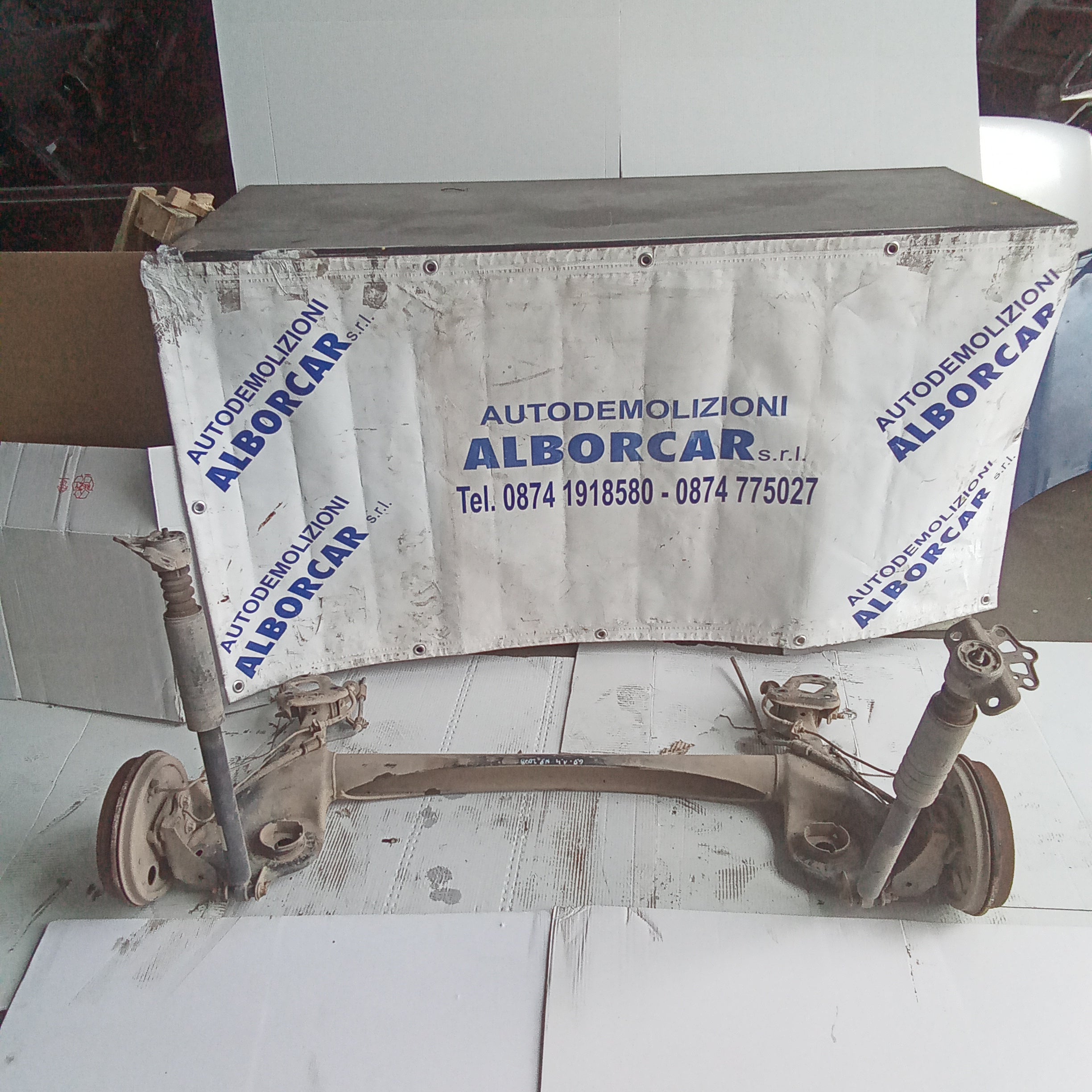 Complete rear axle beam Fiat Grande Punto Natural Power year 2008