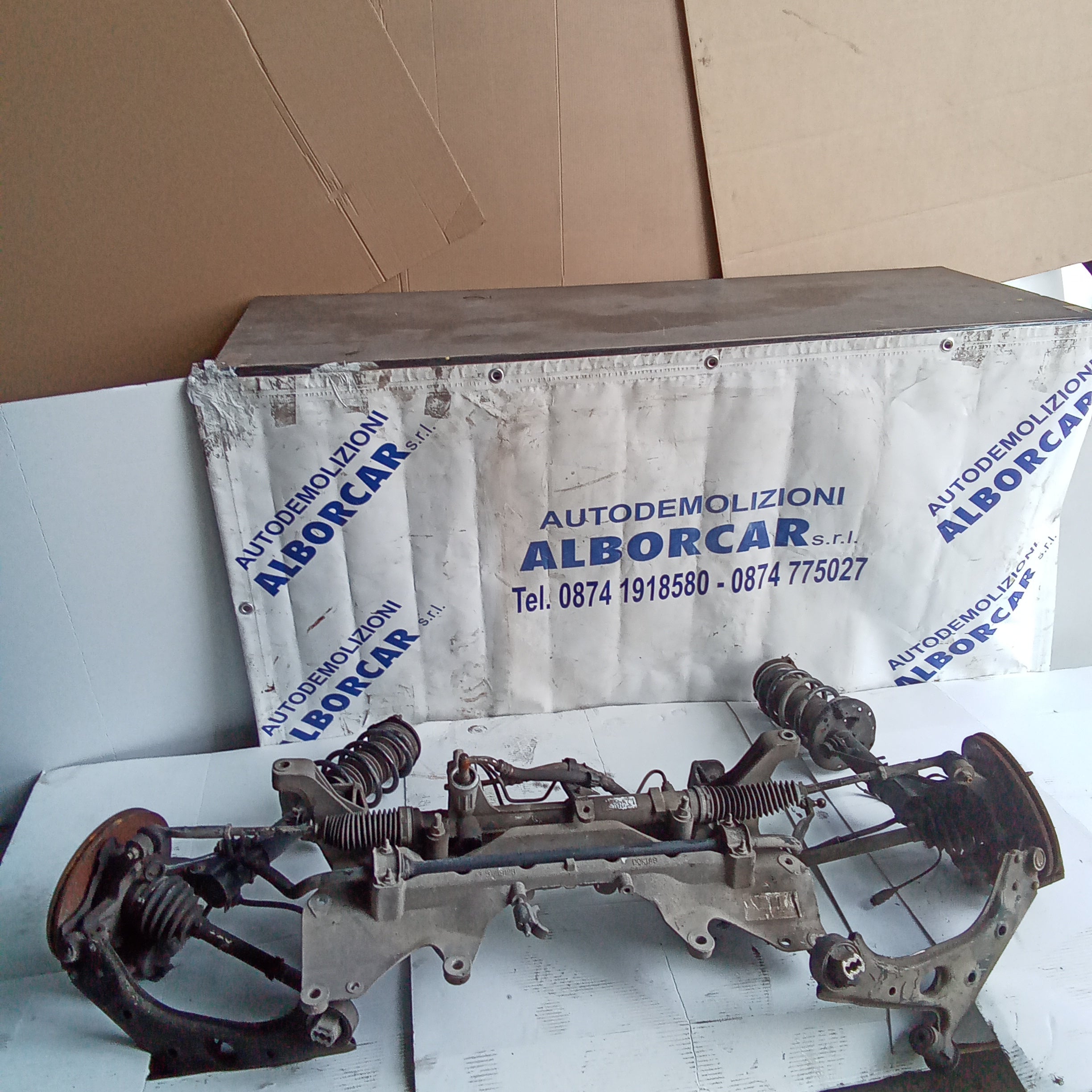 Front axle beam Fiat Fiorino 1.3 MTJ year 2008