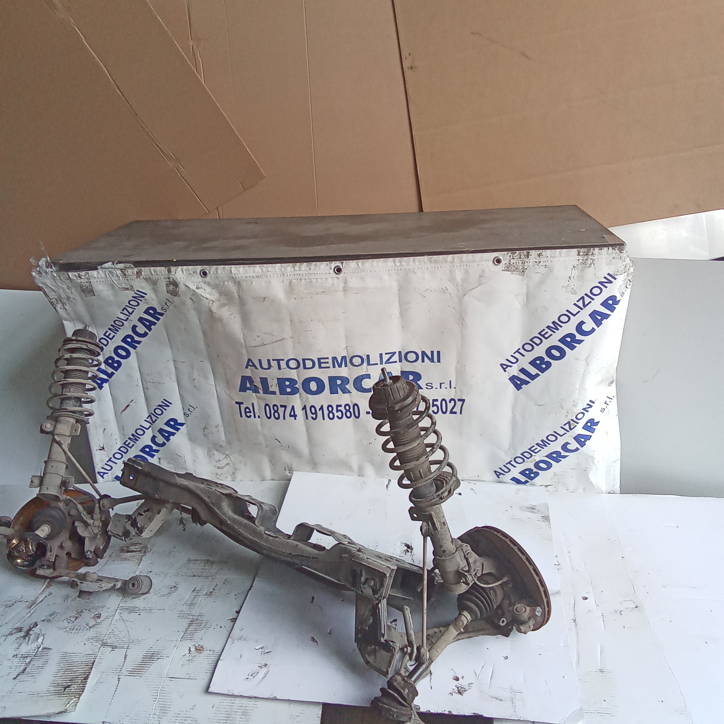 Ponte assale anteriore completo fiat stilo 1.9jtd anno 2004