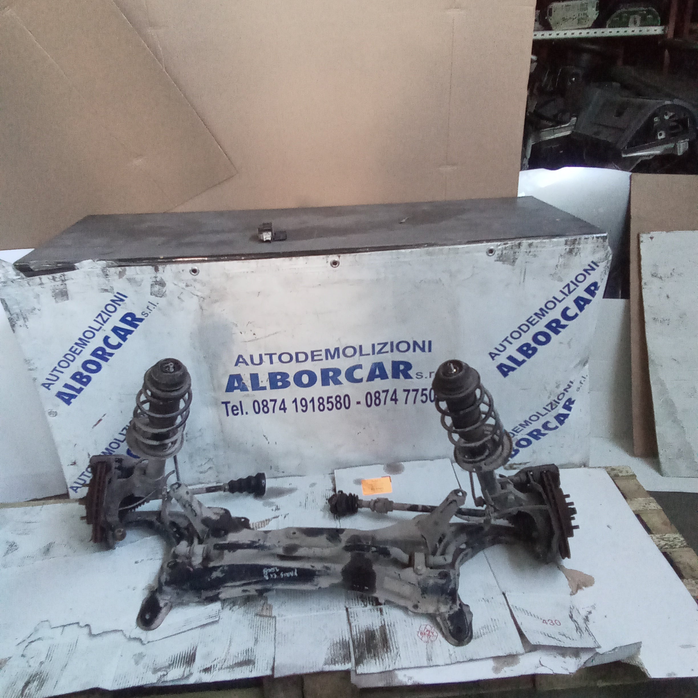 Ponte assale anteriore completo toyota yaris 1.3 benzina anno 2006