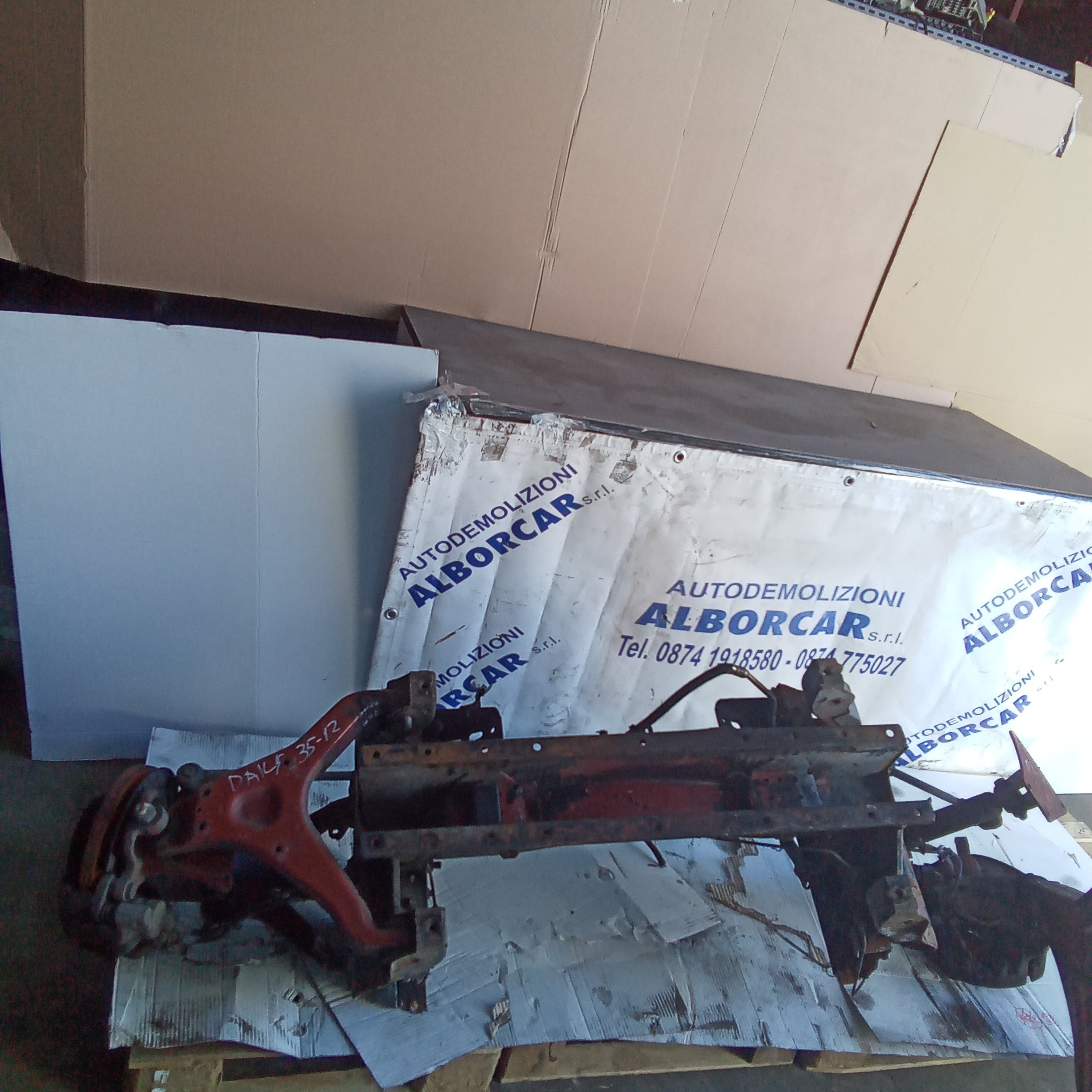 Ponte assale anteriore completo fiat daily 35-12