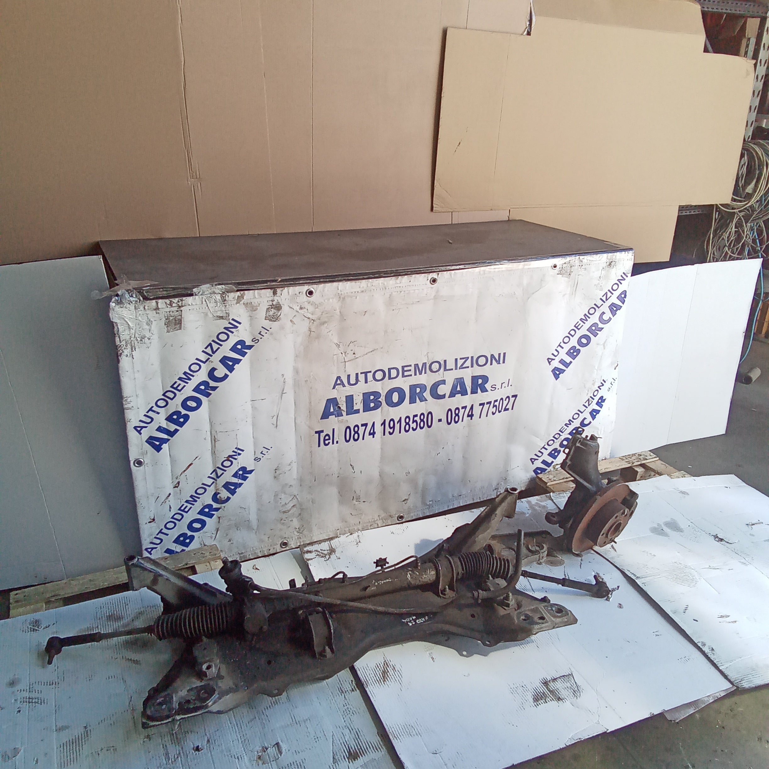 Eje delantero completo Fiat Ducato 2.5JTD año 2001
