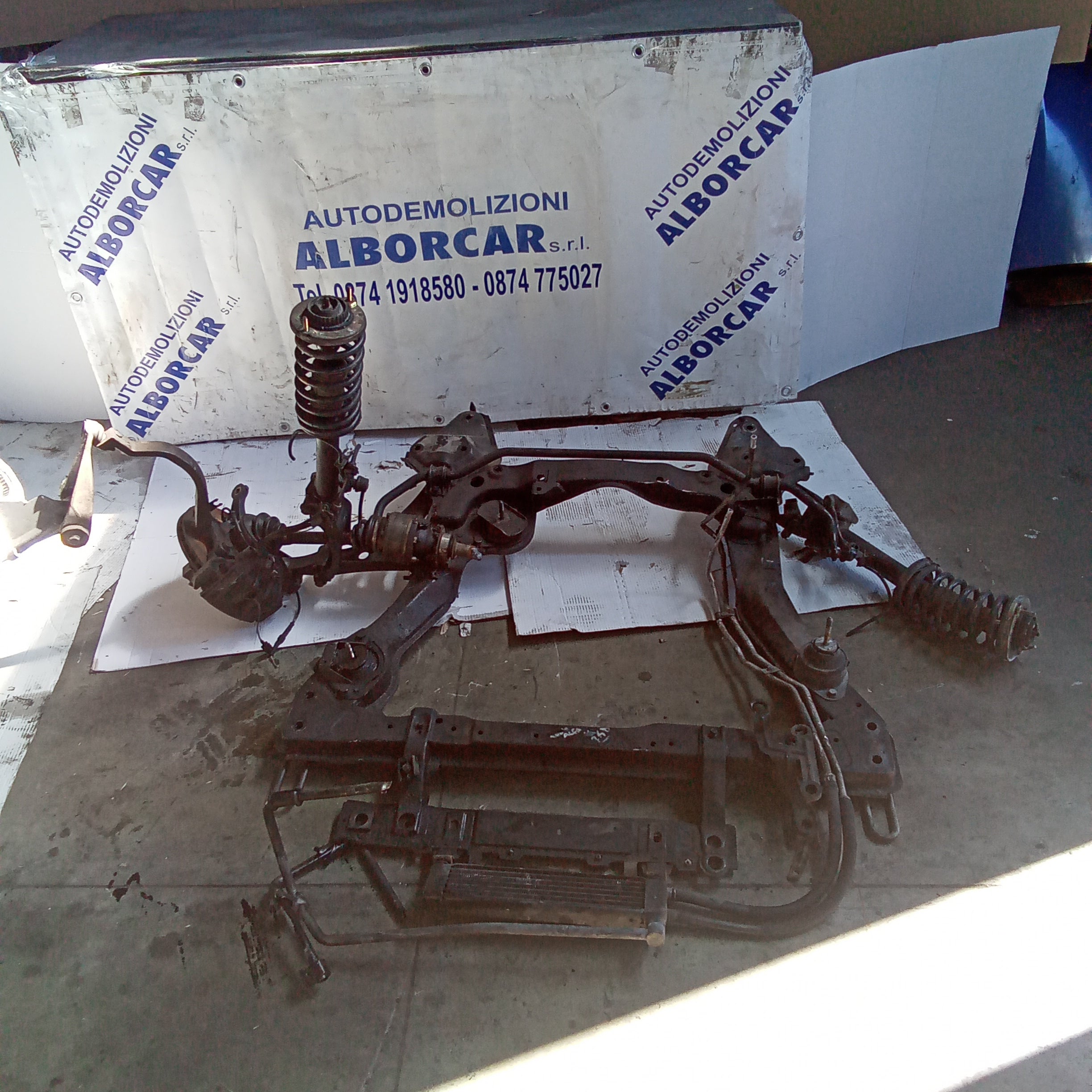 Ponte assale anteriore completo alfa 166 2.4jtd anno 2004