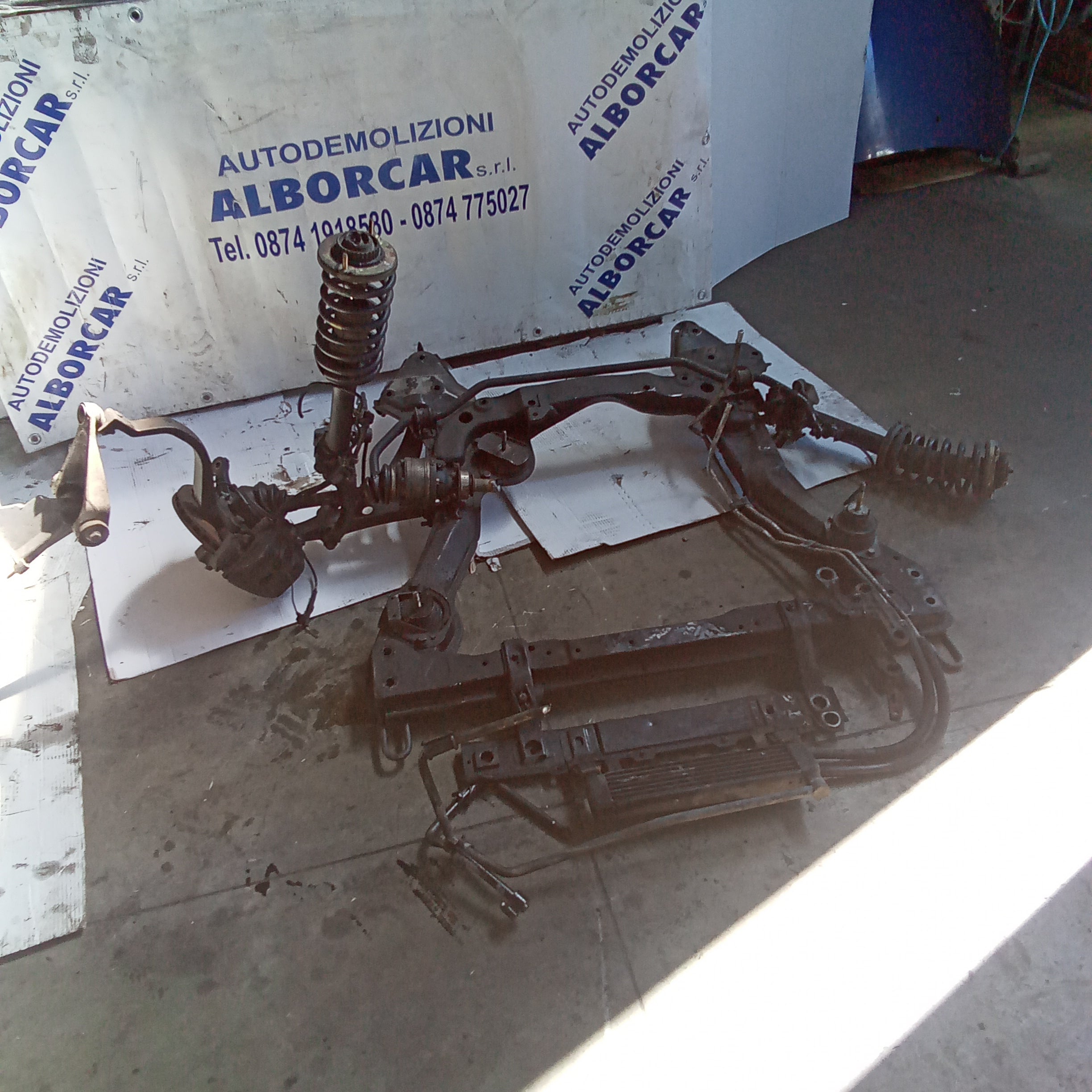 Ponte assale anteriore completo alfa 166 2.4jtd anno 2004