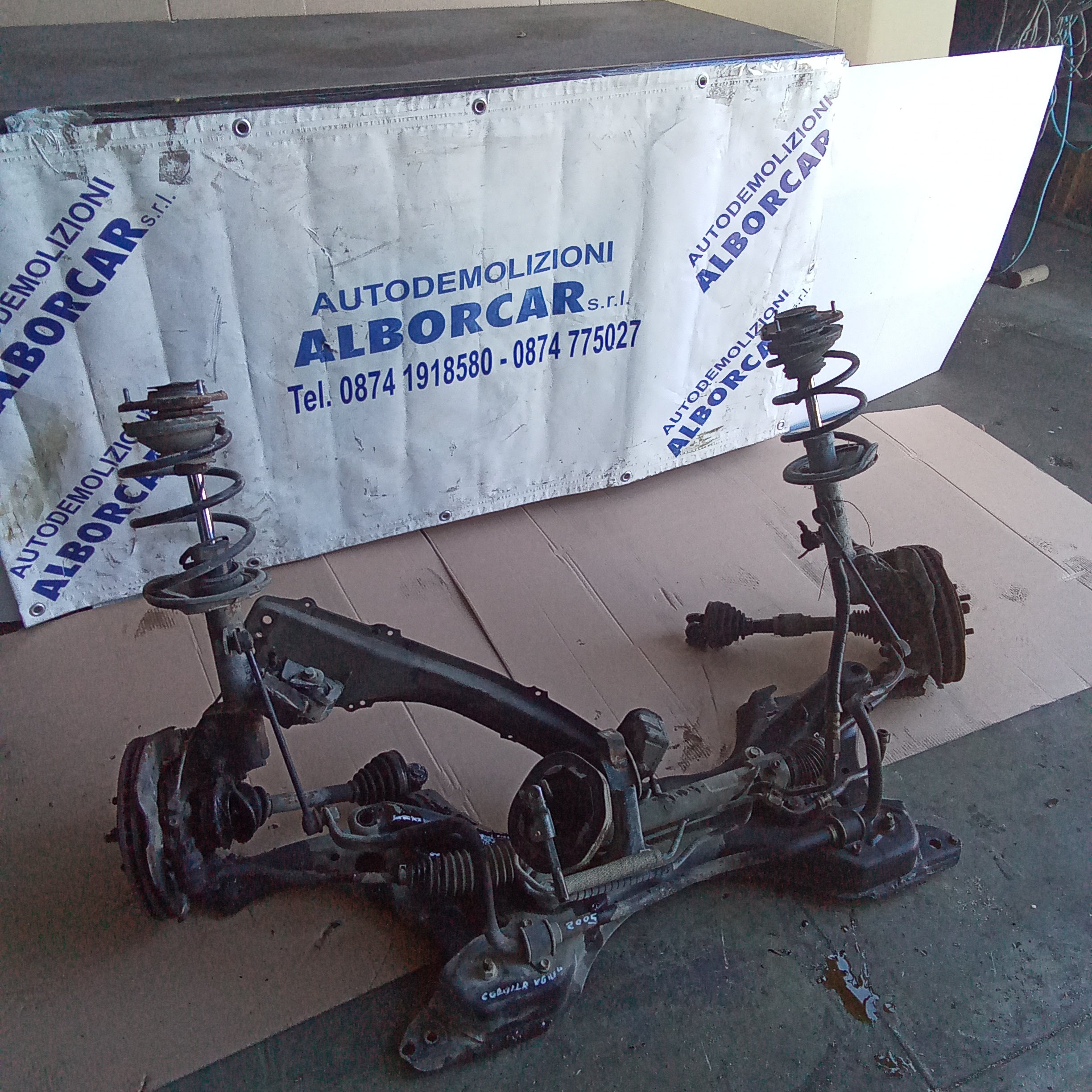 Ponte assale anteriore completo toyota corolla anno 2005