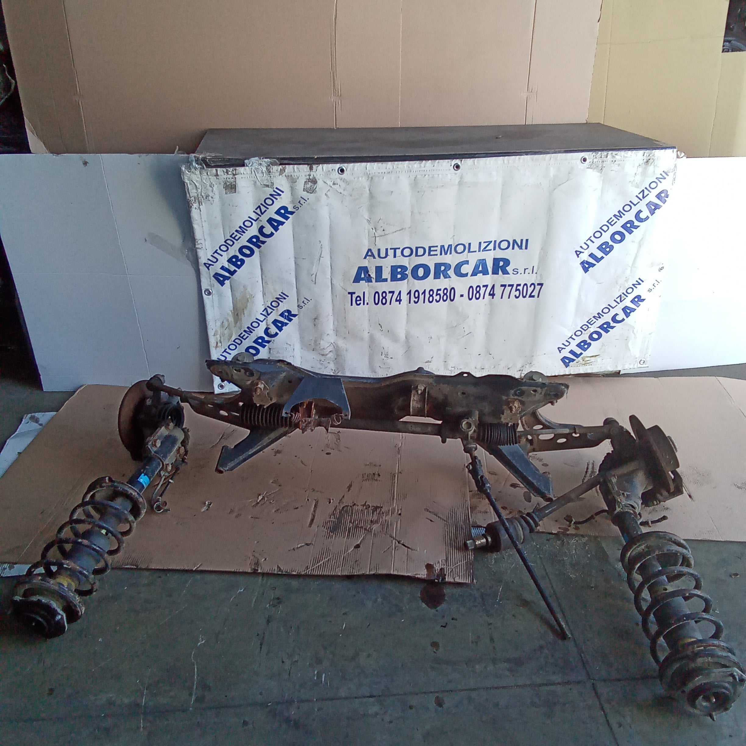 Ponte assale completo anteriore fiat ducato 2.5d anno 2000