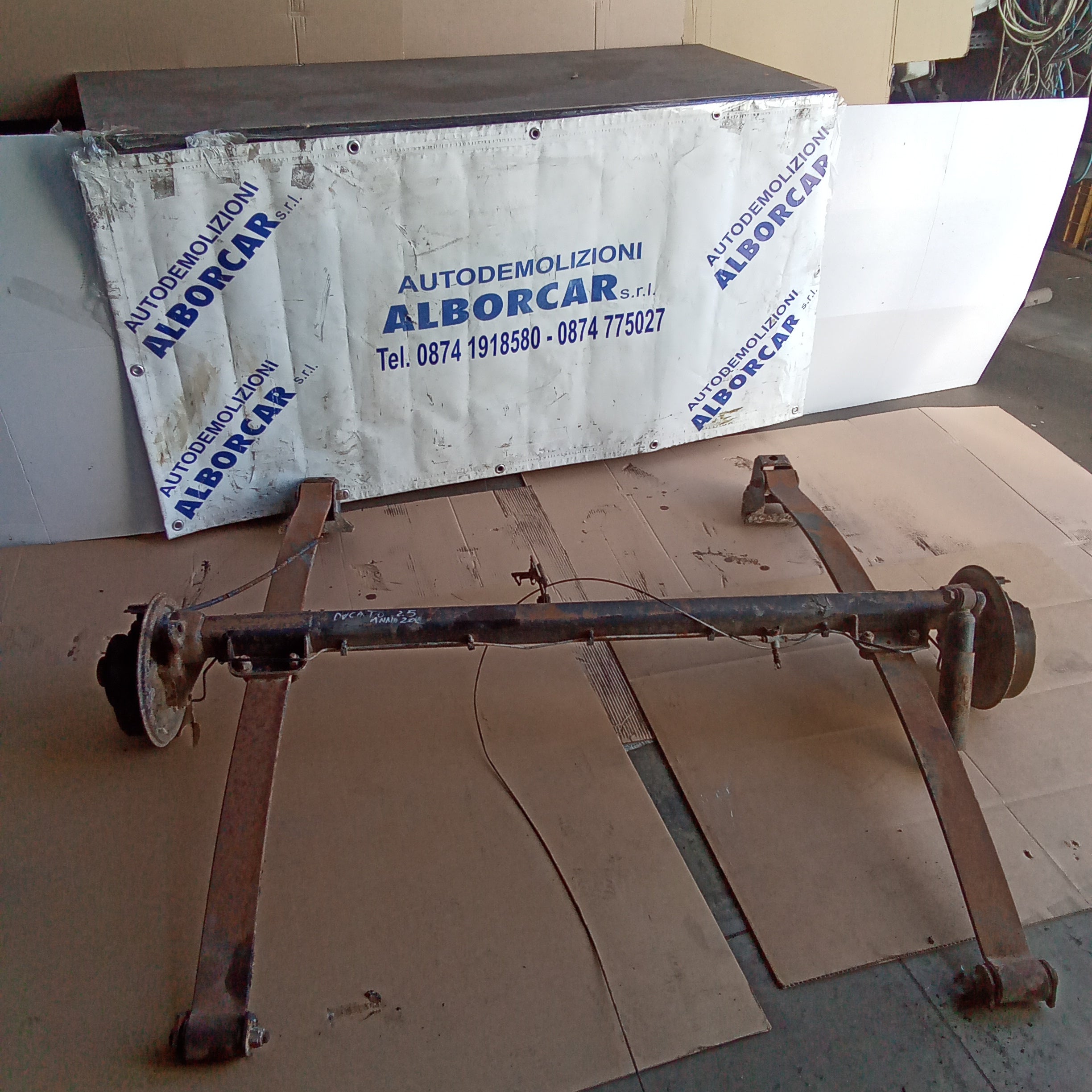 Ponte assale posteriore completo fiat ducato 2.5 anno 2002