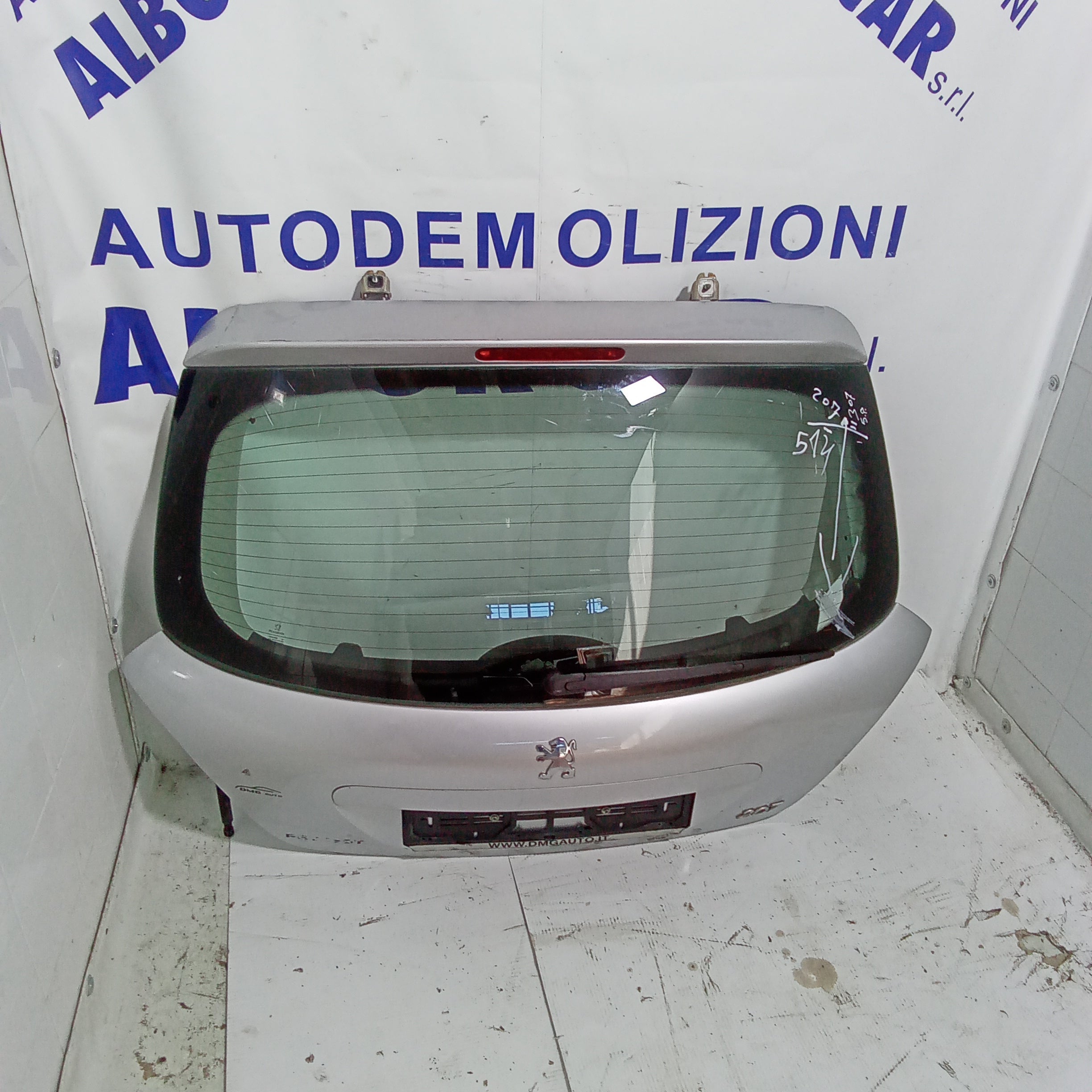 portellone baule posteriore peugeot 207 sw anno 2006