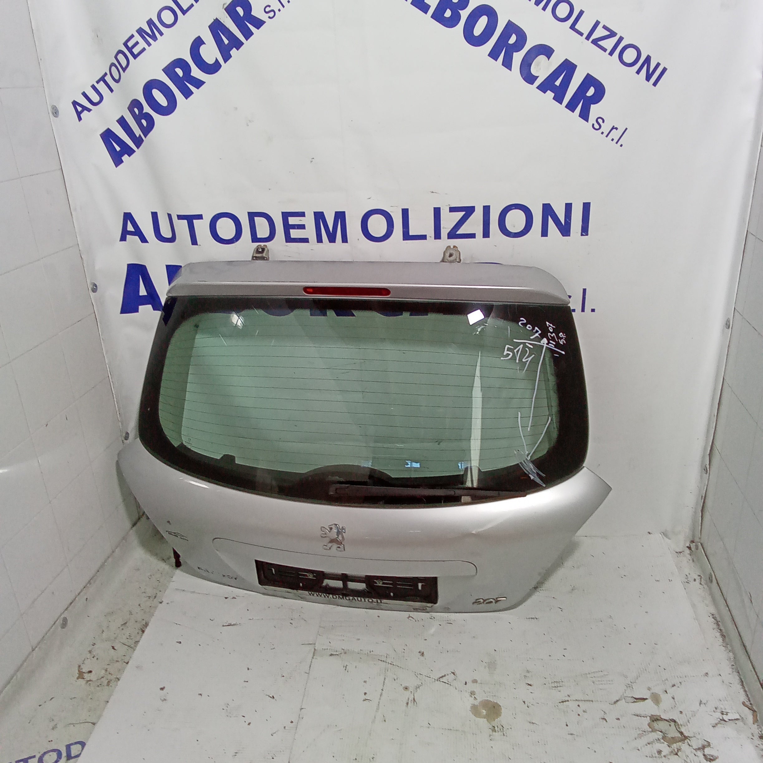 portellone baule posteriore peugeot 207 sw anno 2006