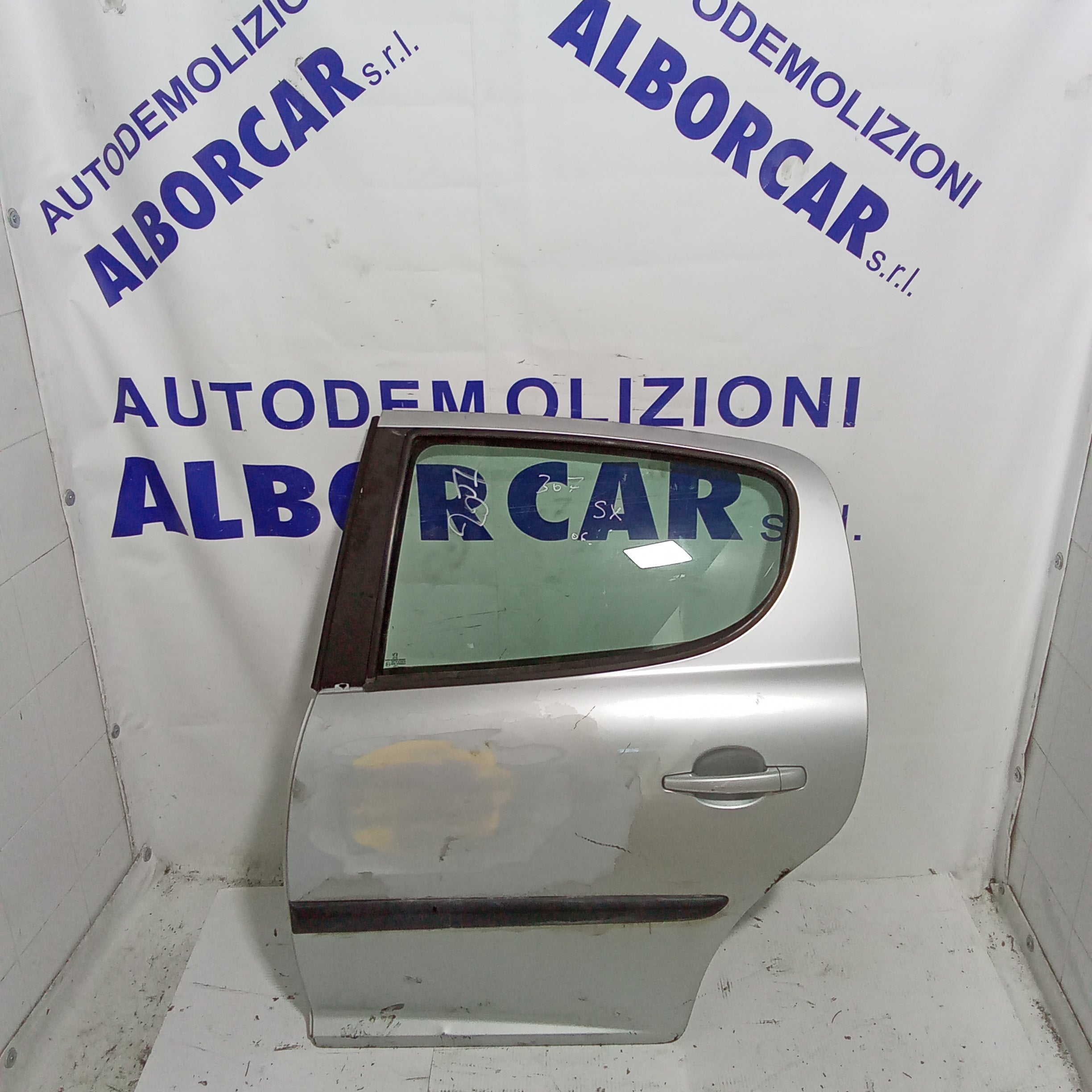 Sportello posteriore sinistro completo peugeot 207 sw anno 2006
