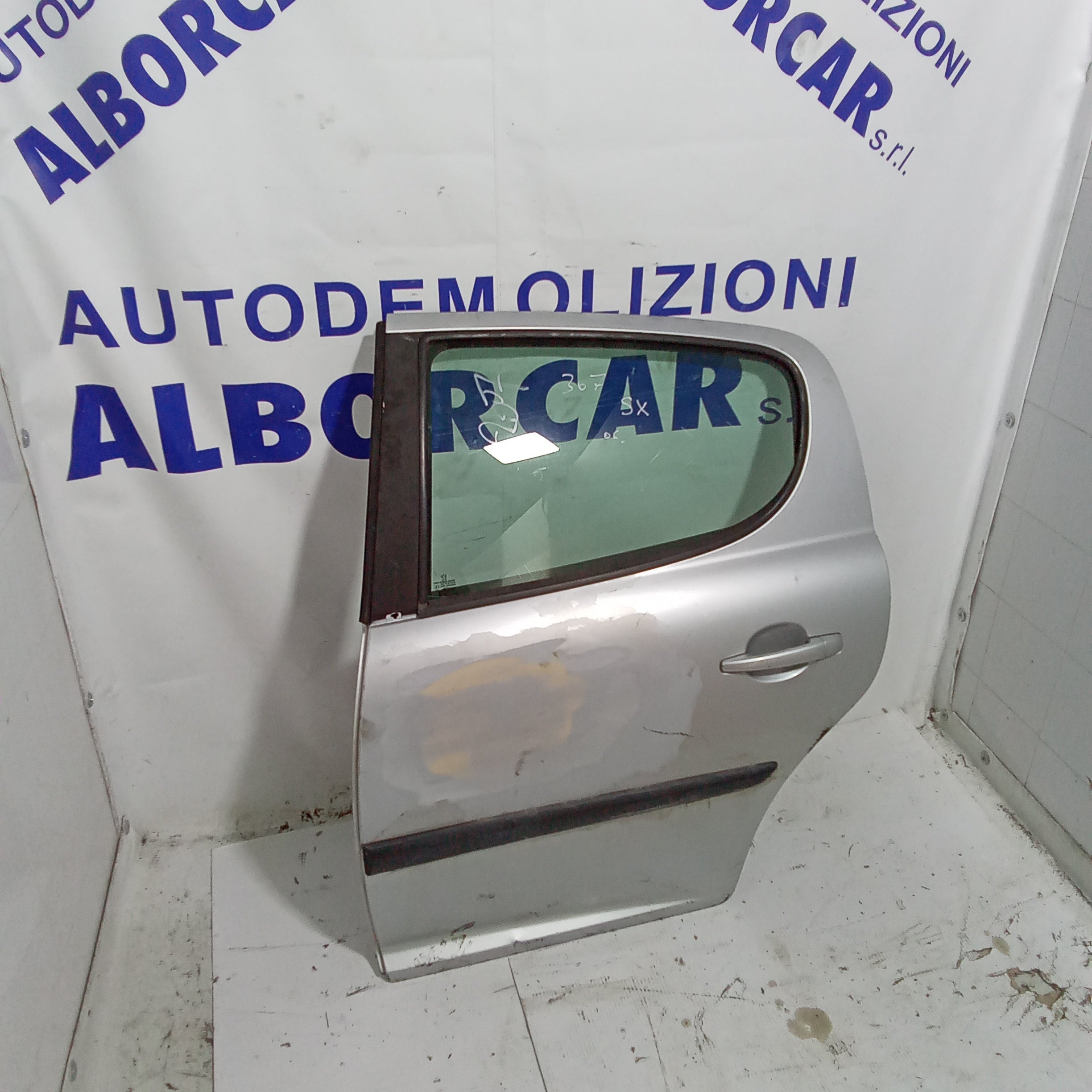 Sportello posteriore sinistro completo peugeot 207 sw anno 2006