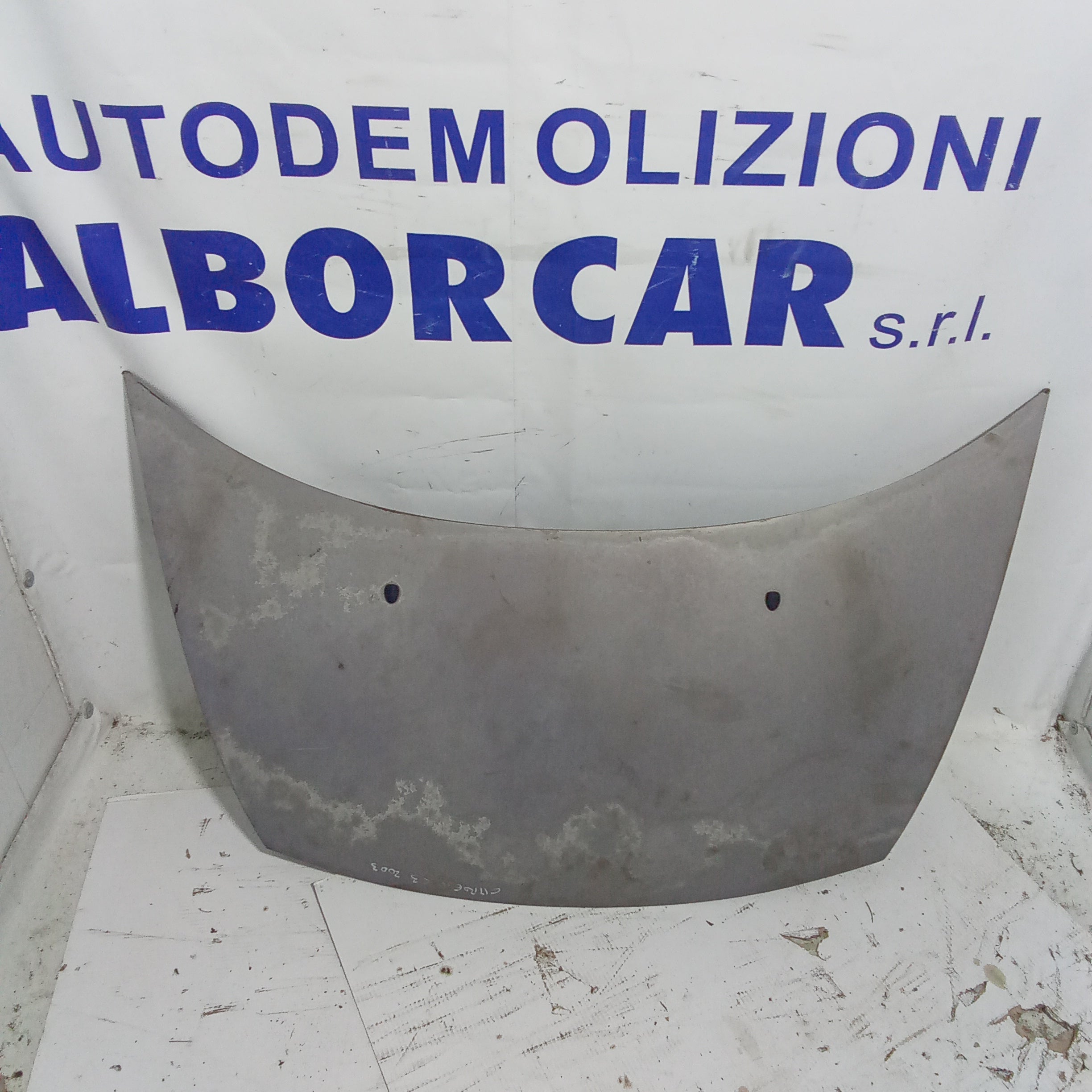 Cofano motore anteriore citroen C3 anno 2003 (da verniciare)