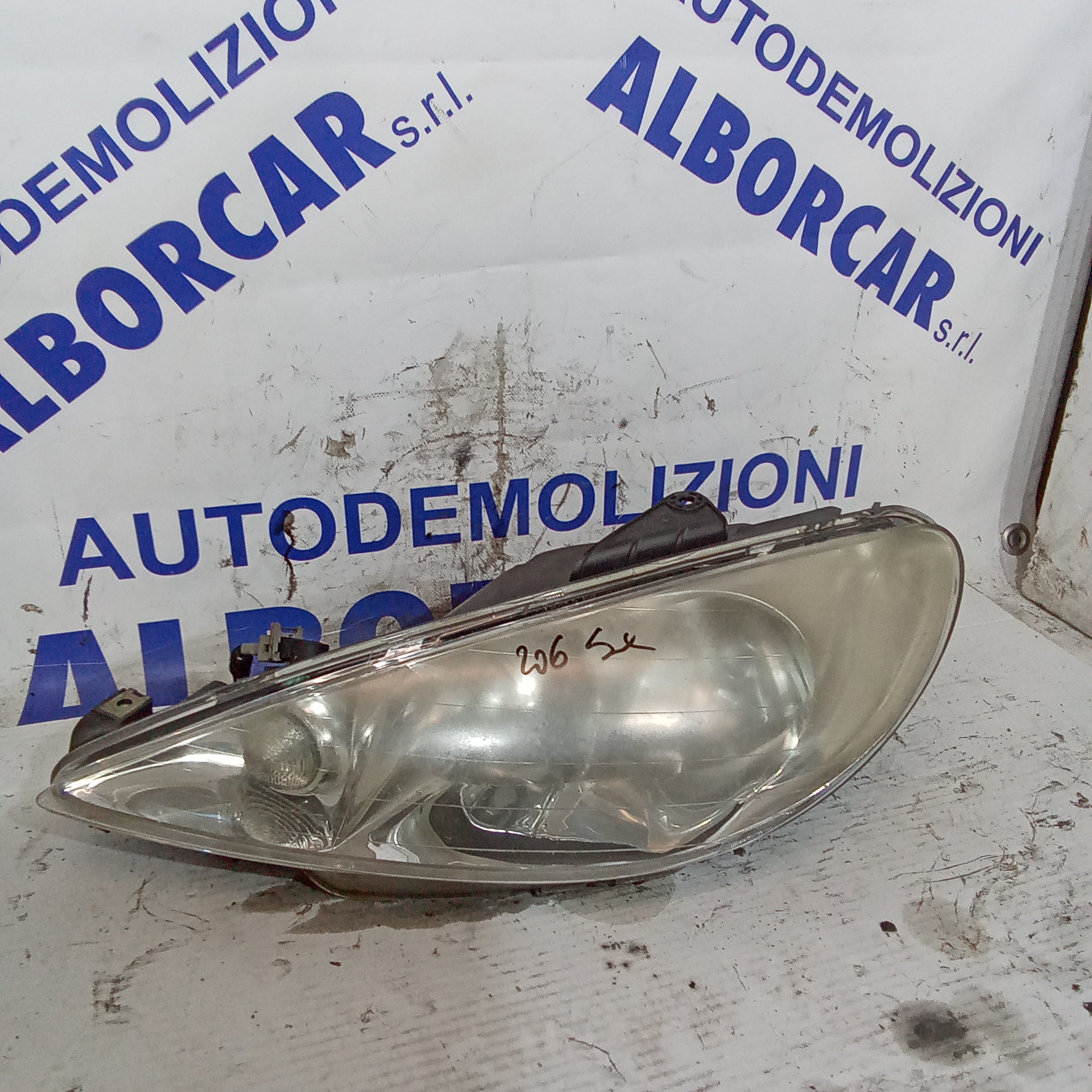 fanale faro anteriore sinistro peugeot 206