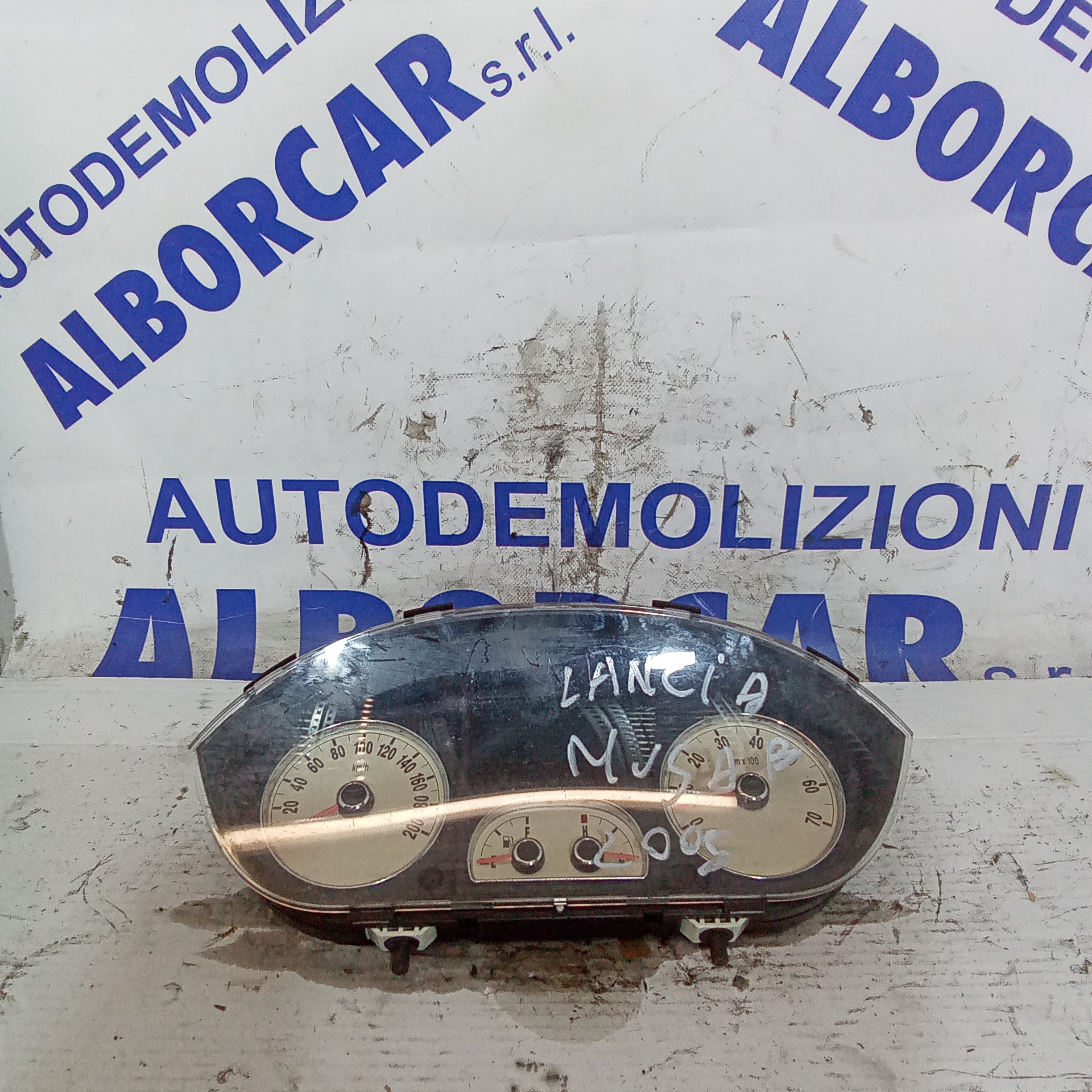 Lancia Musa 2005 gasoline speedometer instrument cluster