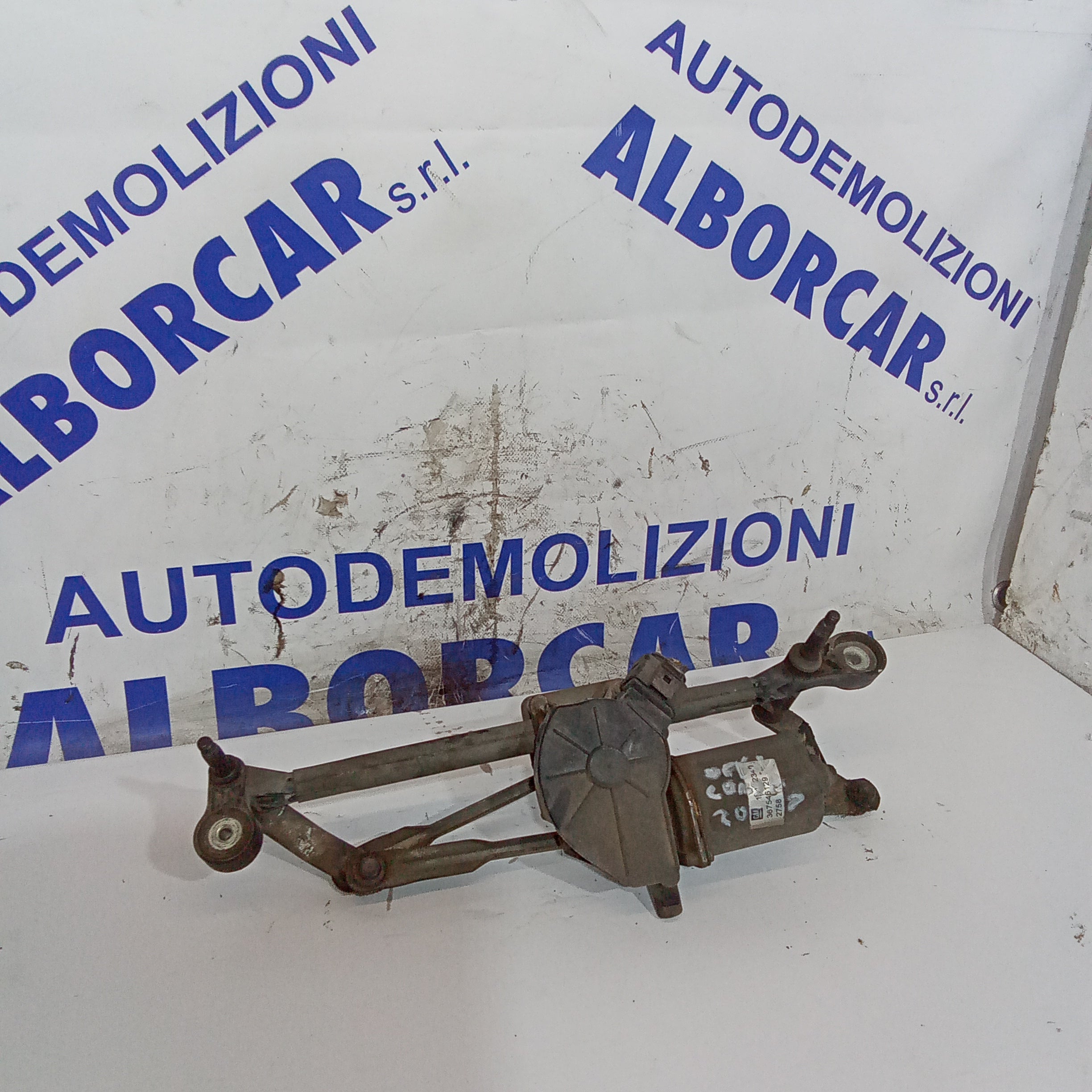 Front windshield wiper motor for Opel Corsa year 2007