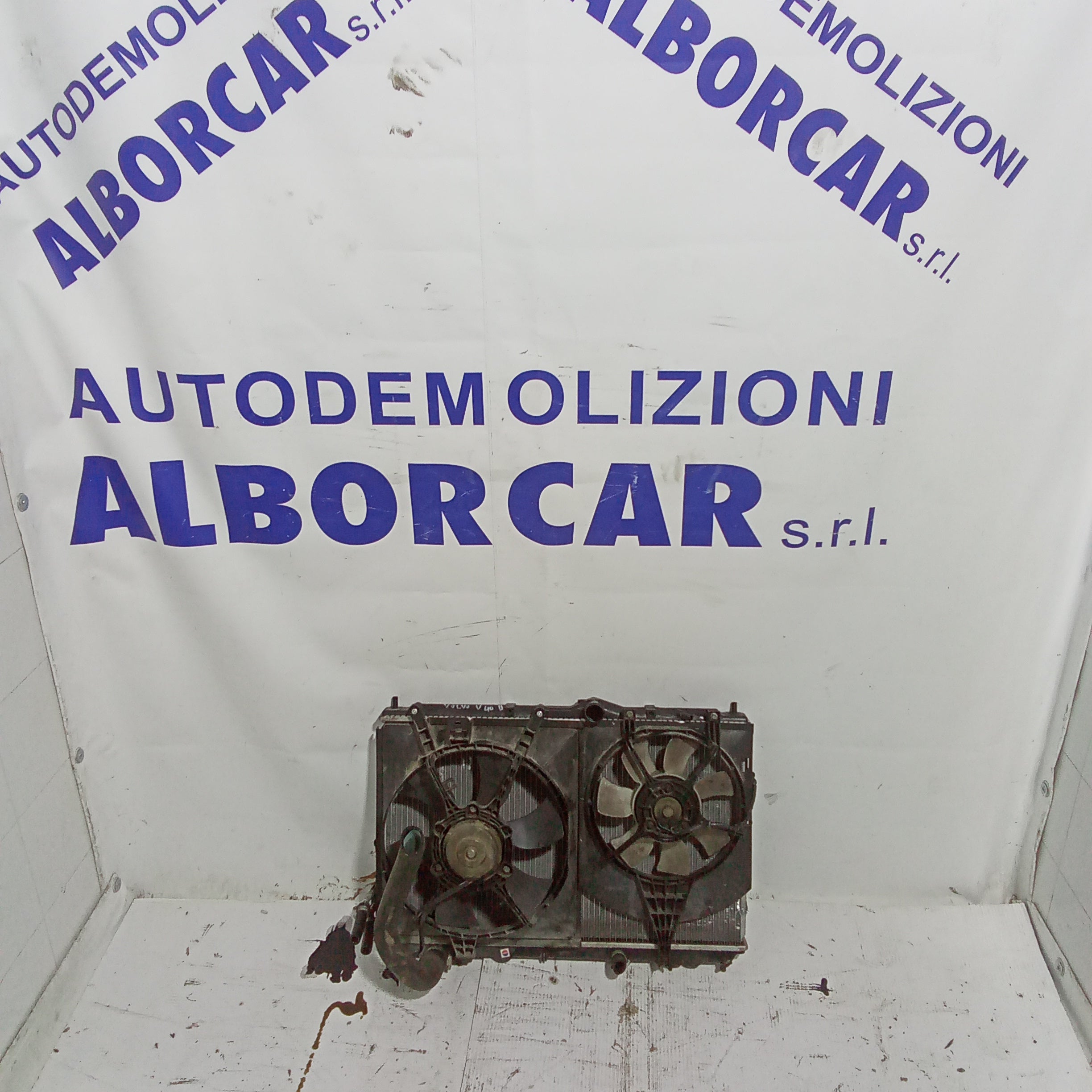 Water cooling radiator + fans Volvo V40 petrol year 1997