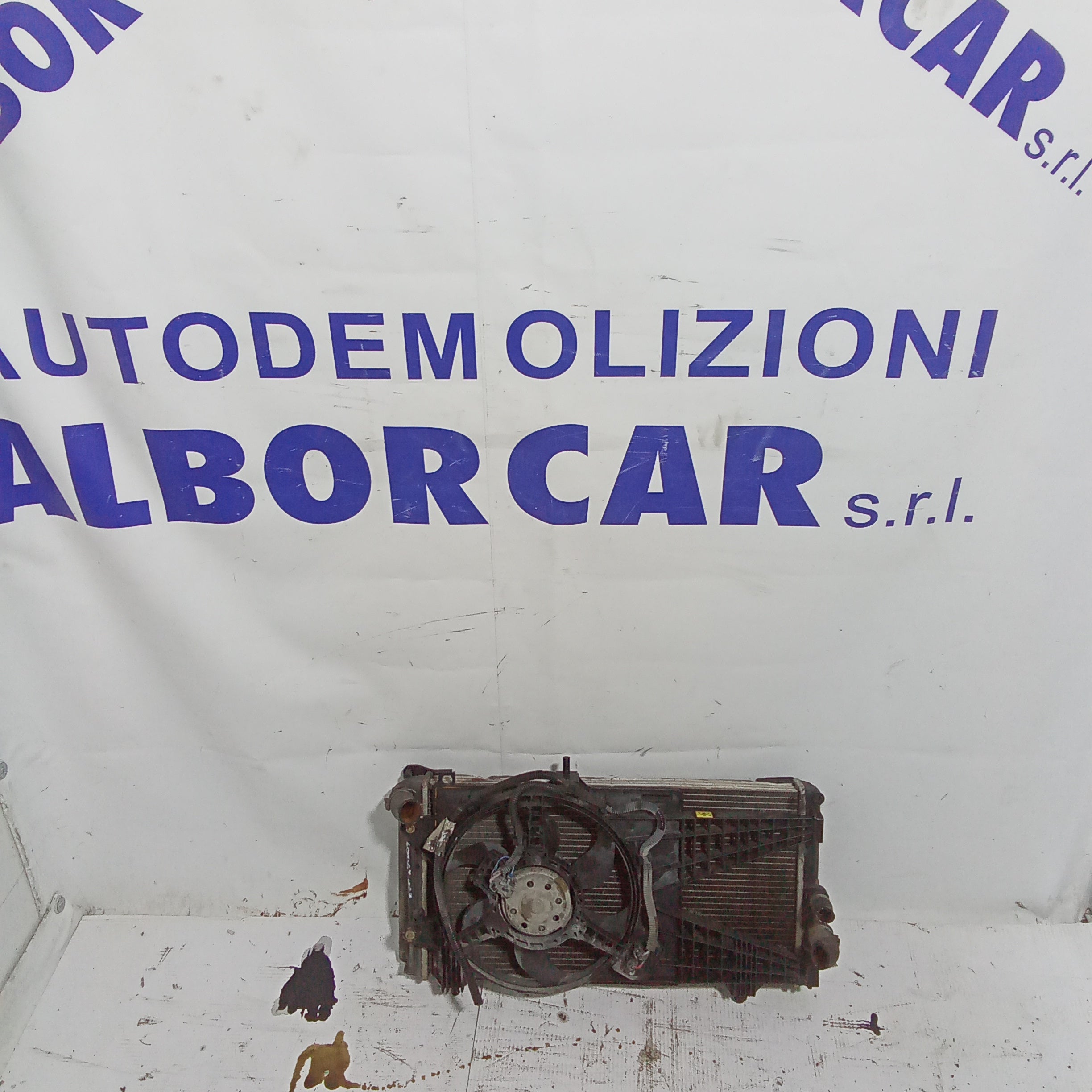 Radiator water cooling+fan Lancia Y 1.3 MJT year 2007