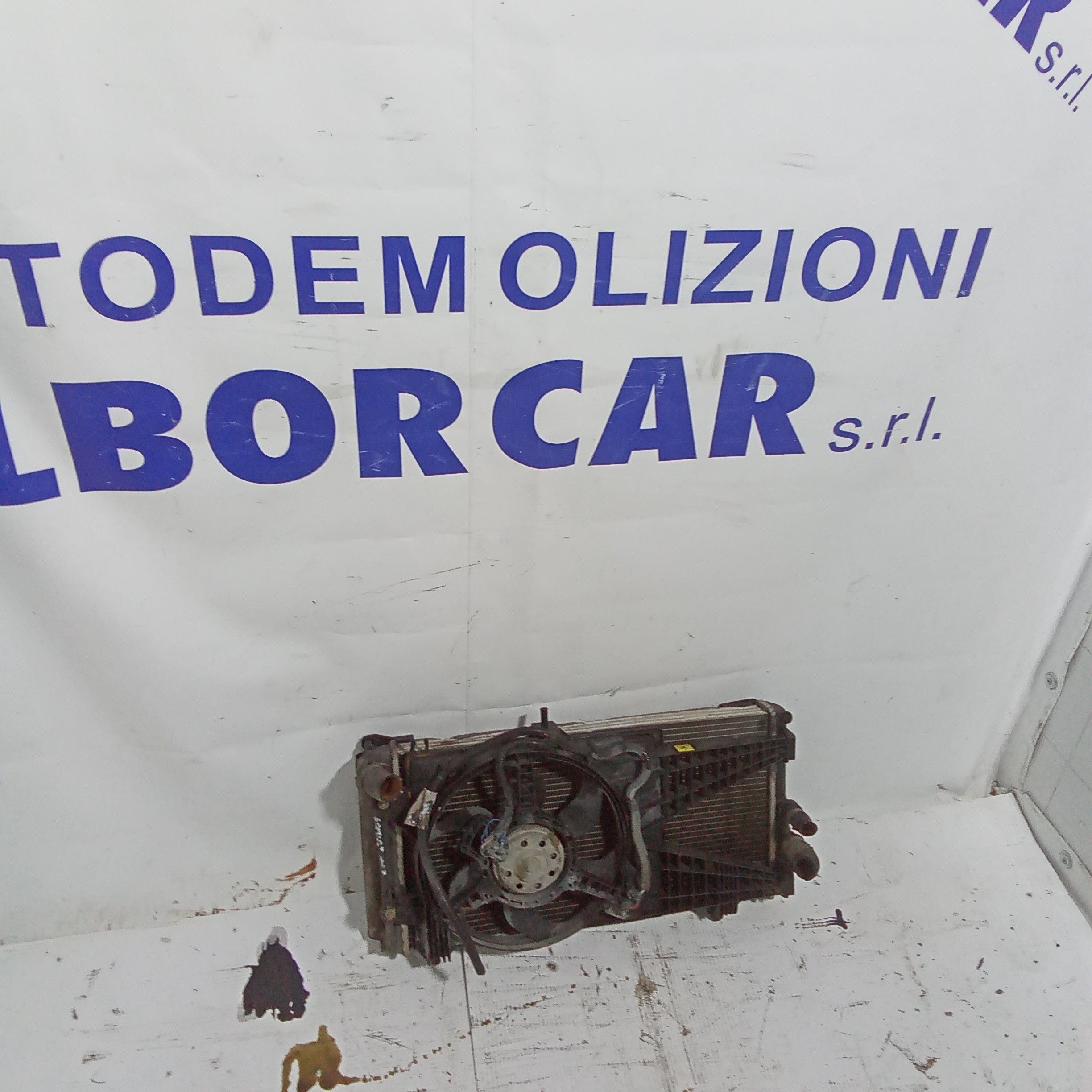 Radiator water cooling+fan Lancia Y 1.3 MJT year 2007