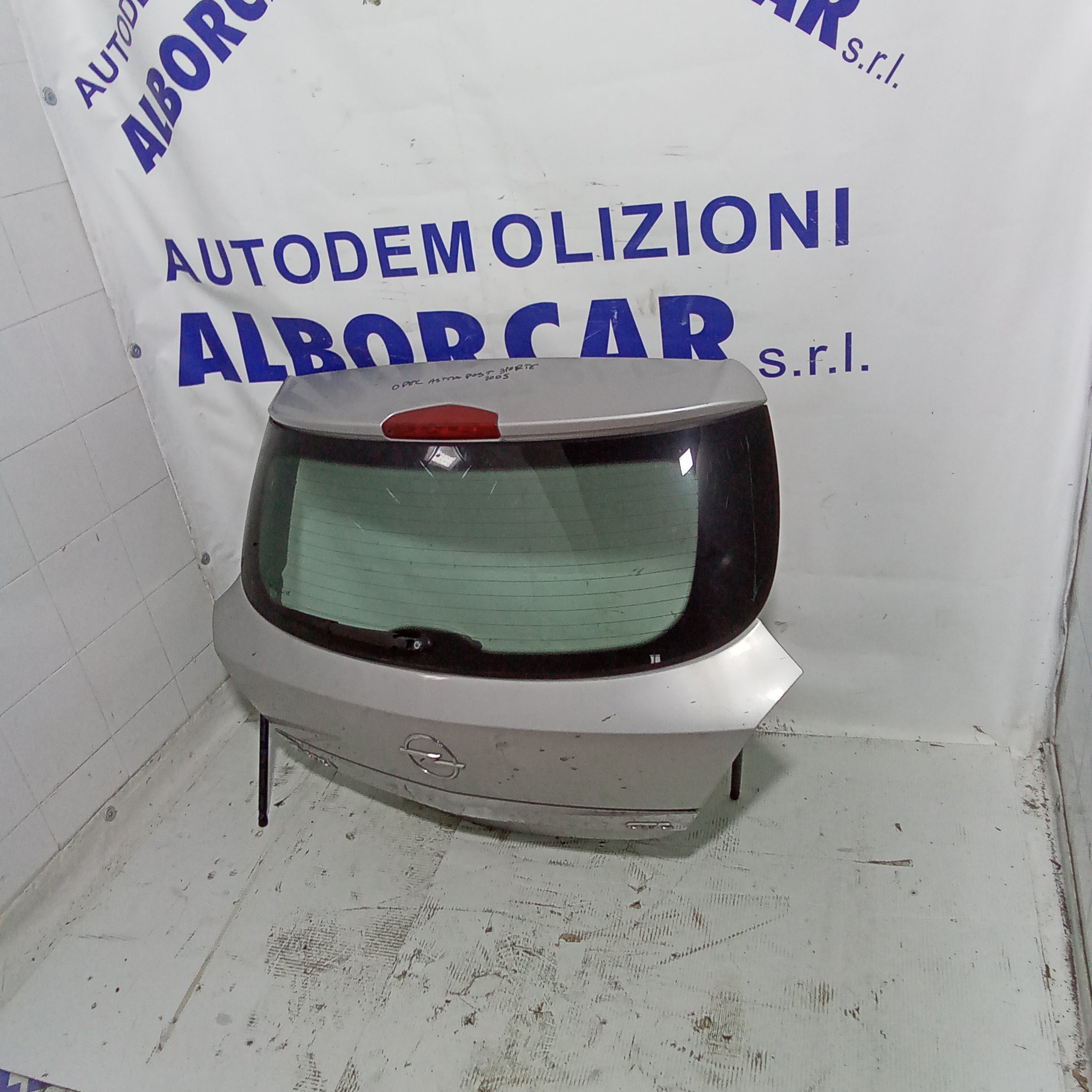 Tailgate trunk lid Opel Astra 3-door year 2005