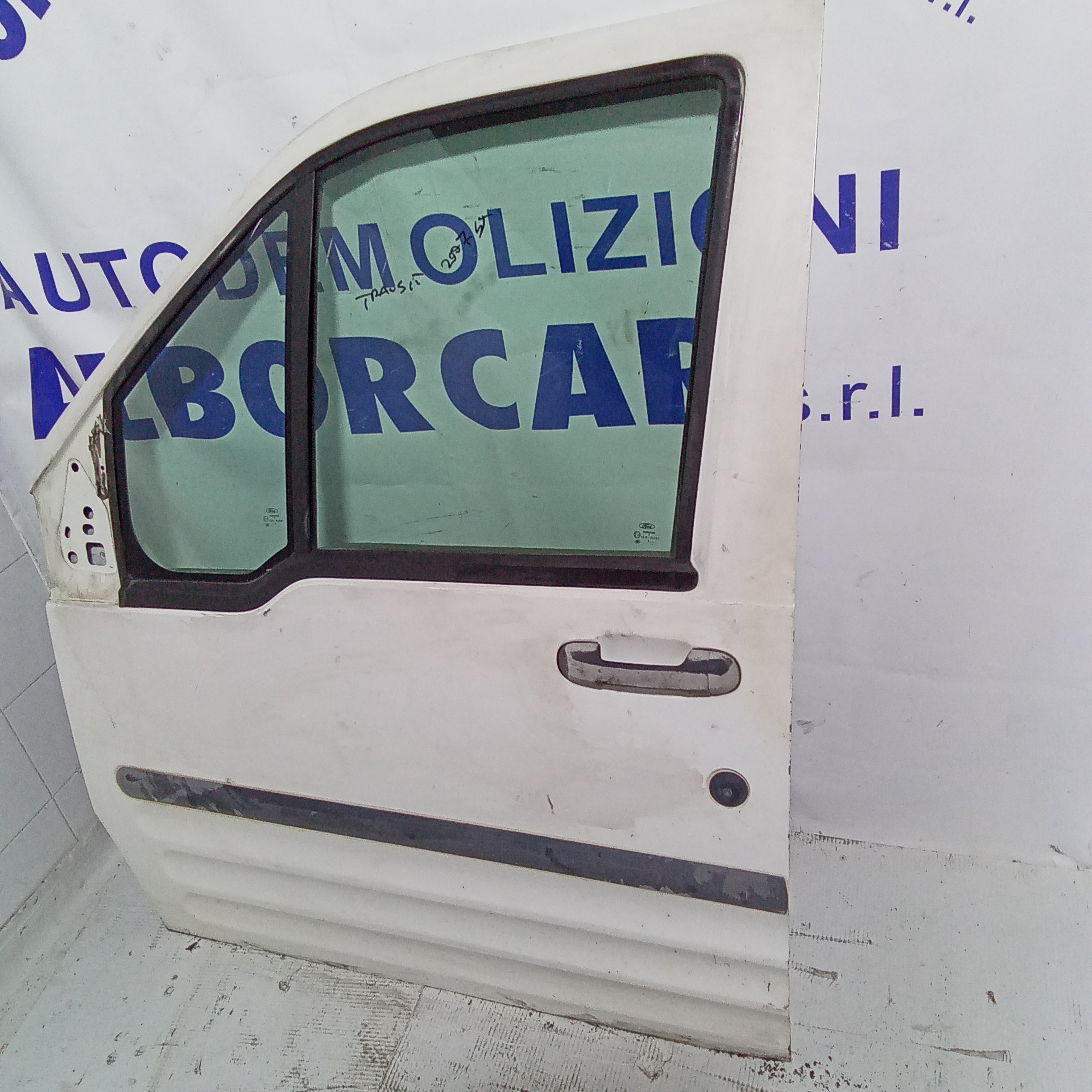 complete left front door Ford Transit year 2007