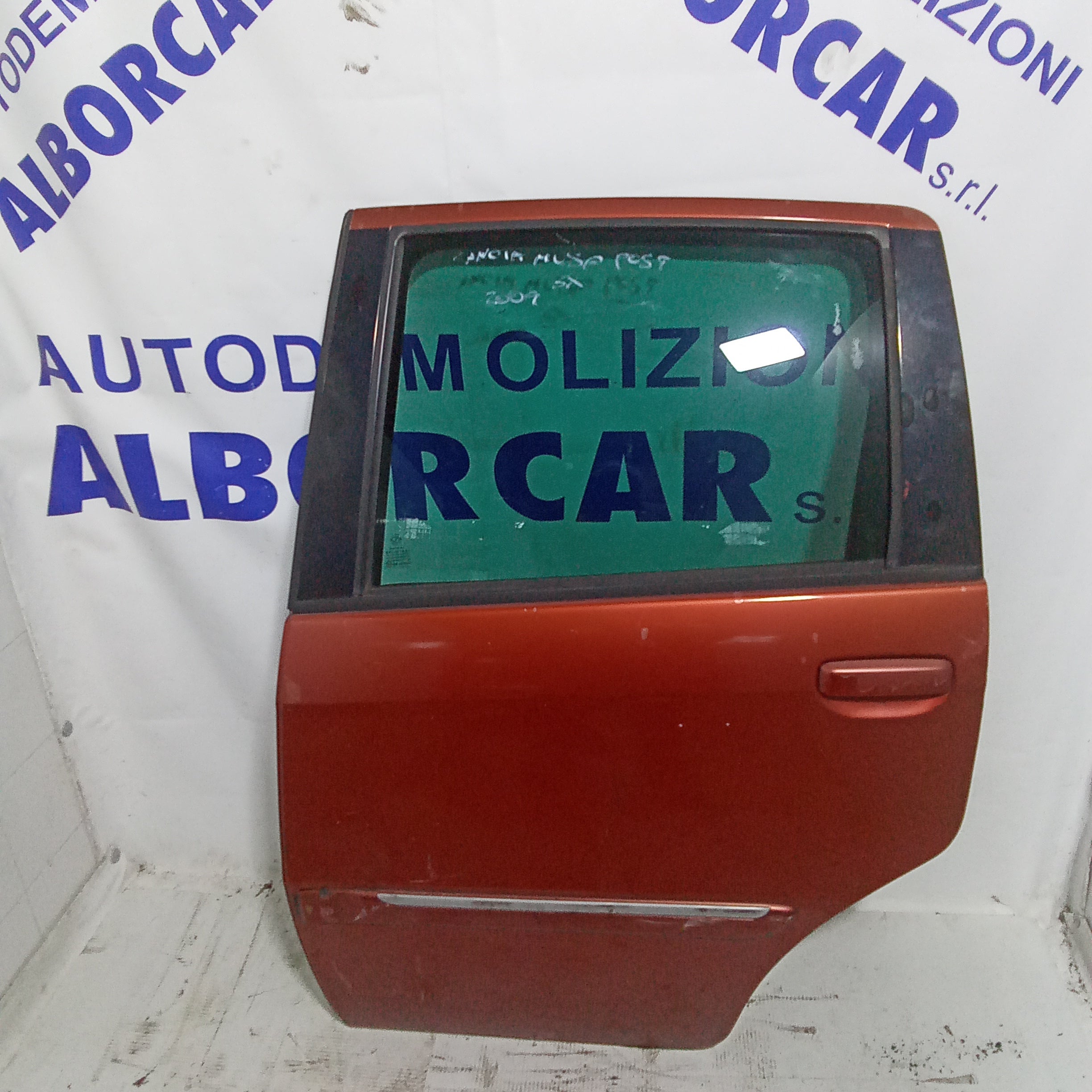 Complete left rear door Lancia Musa year 2004