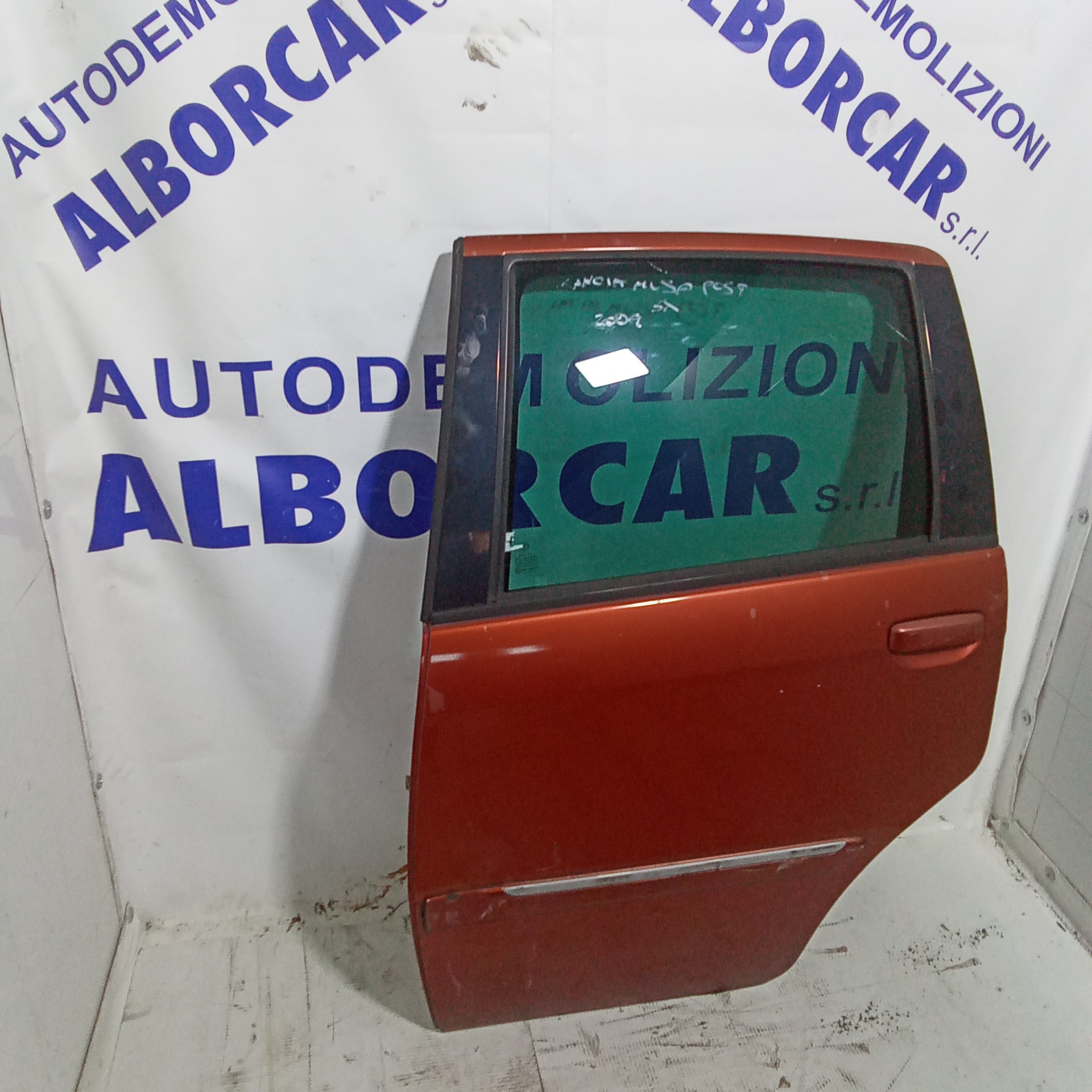 Complete left rear door Lancia Musa year 2004