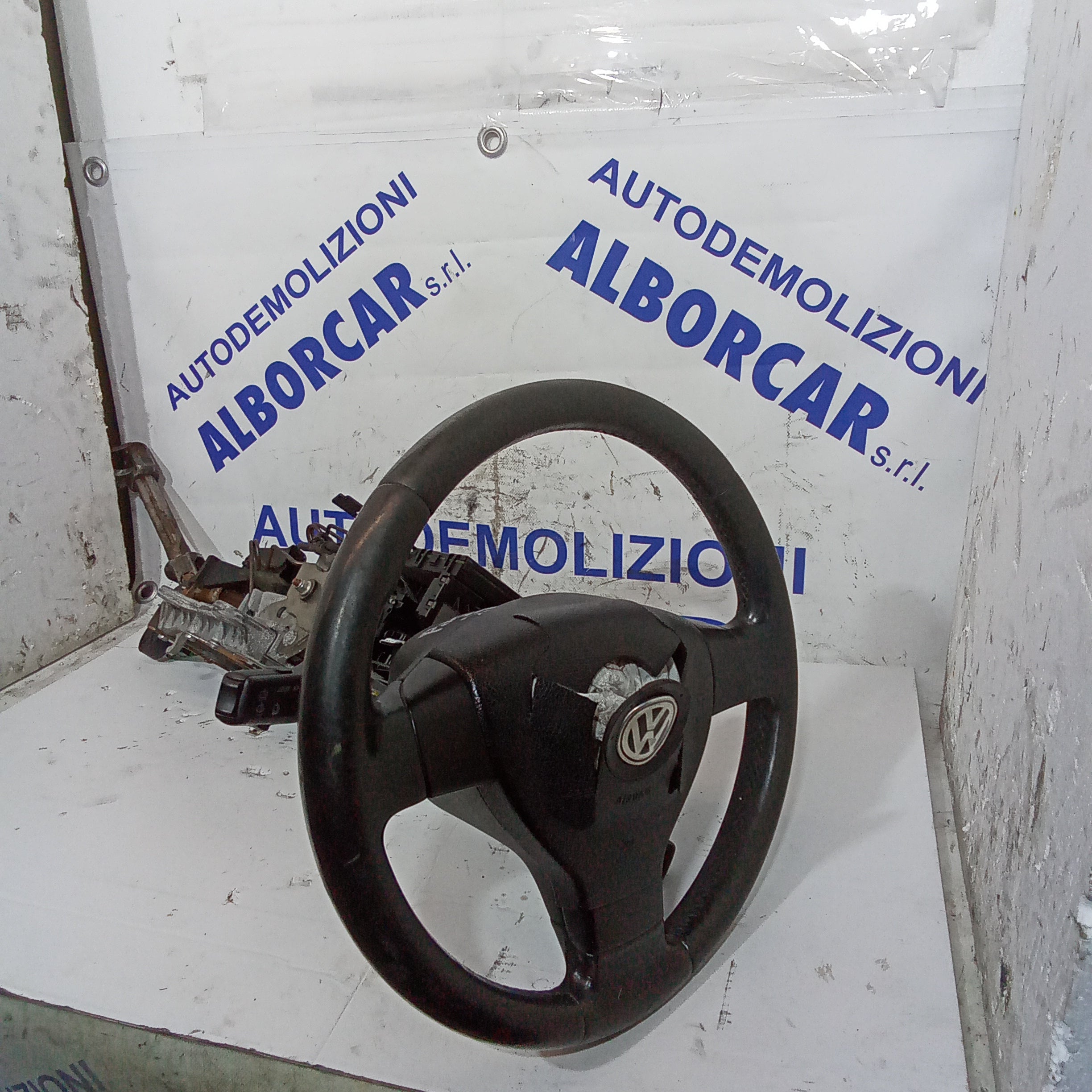 Steering column without airbag complete Passat 2.0tdi year 2006