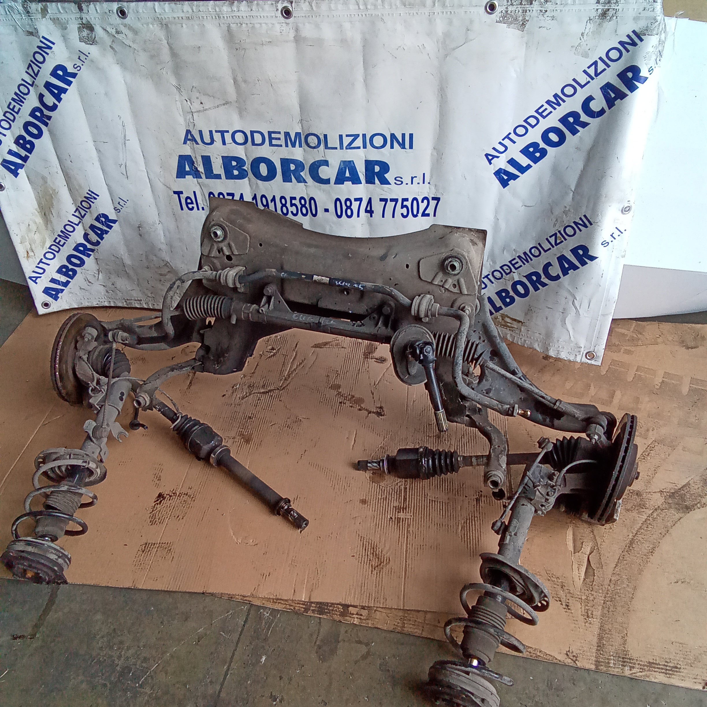 Puente eje delantero completo Renault Clio 1.5dci año 2006