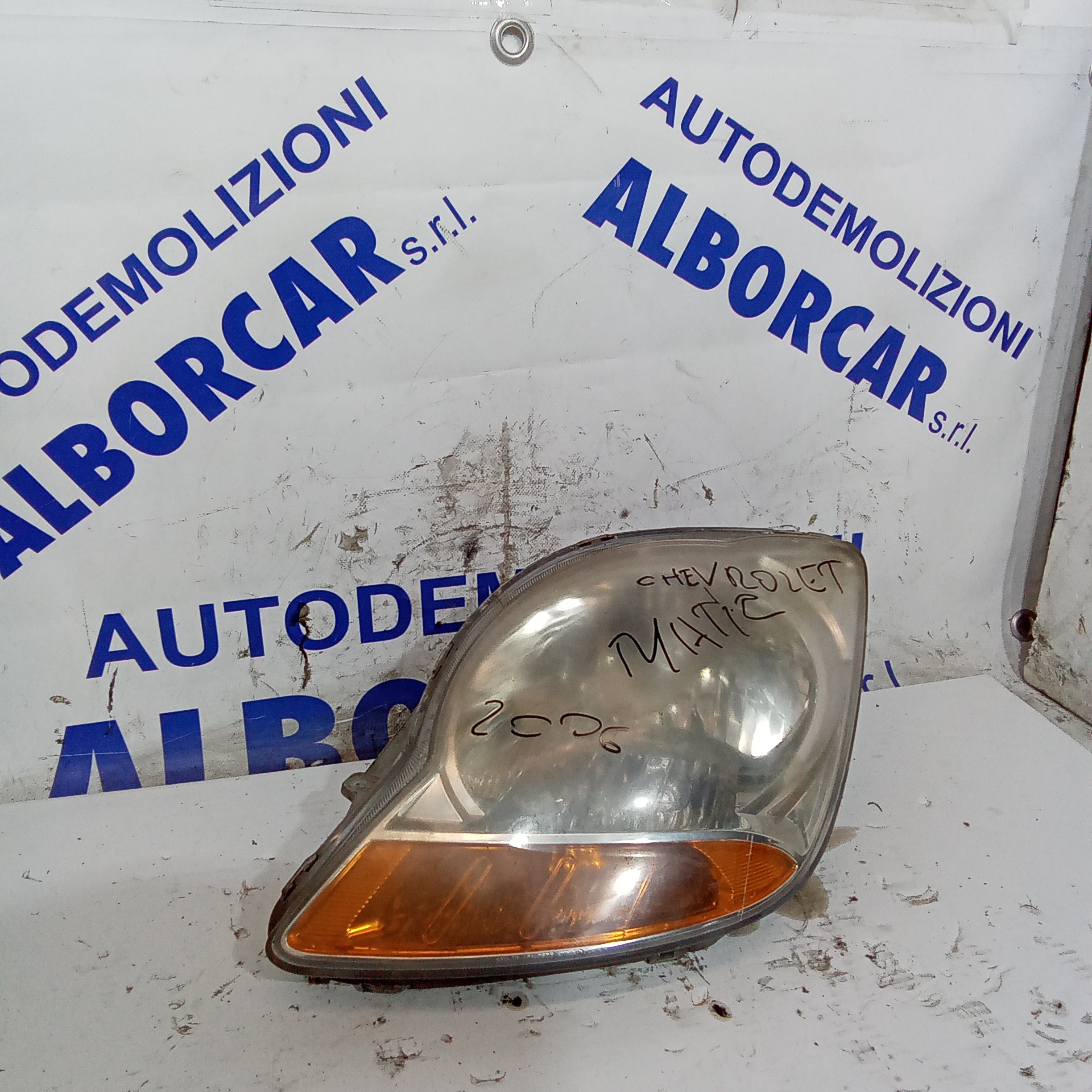fanale faro anteriore sinistro chevrolet matiz anno 2006