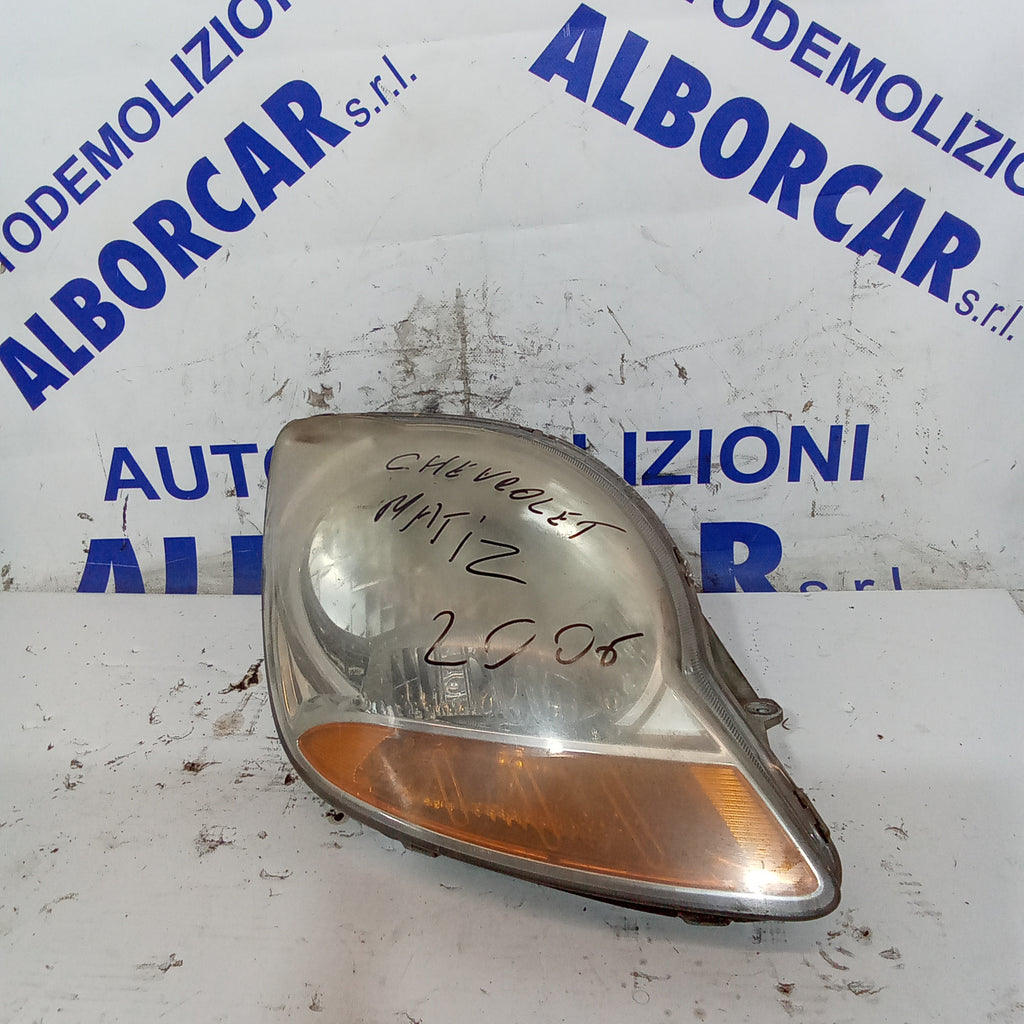 fanale faro anteriore destro chevrolet matiz anno 2006
