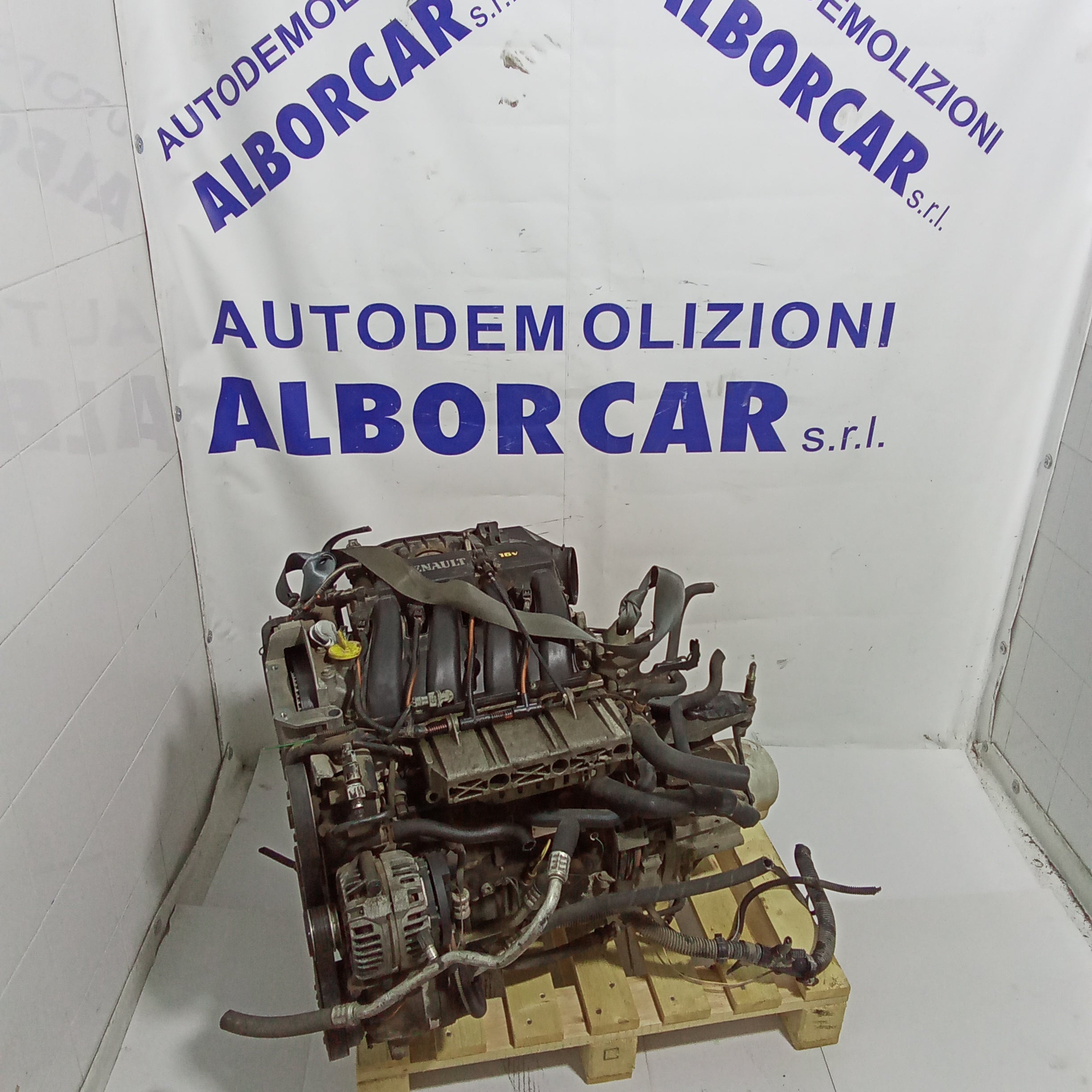 Motore renault scenic 1.6 benzina (completo) 16v anno 1999 sigla motore K4M A7 (Km.170781)