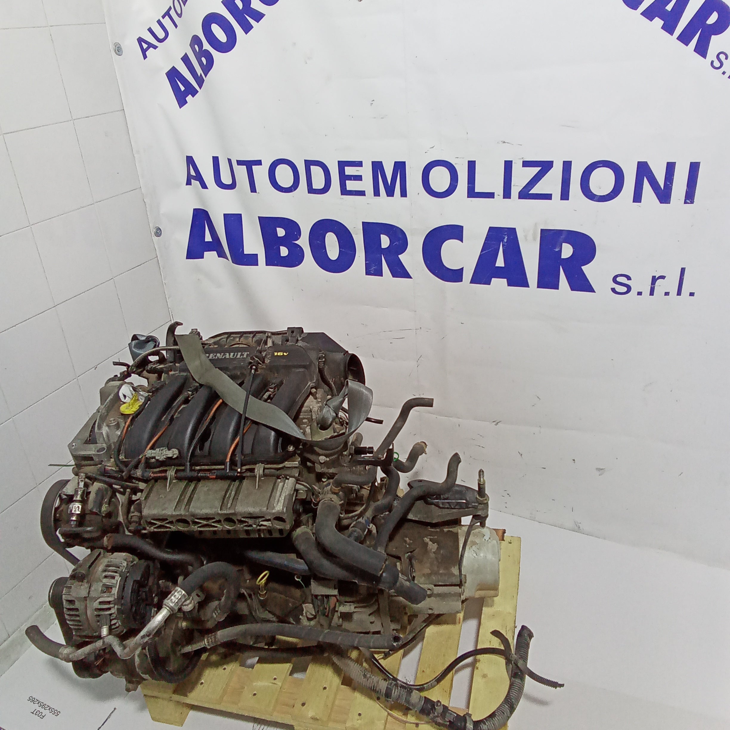 Motore renault scenic 1.6 benzina (completo) 16v anno 1999 sigla motore K4M A7 (Km.170781)