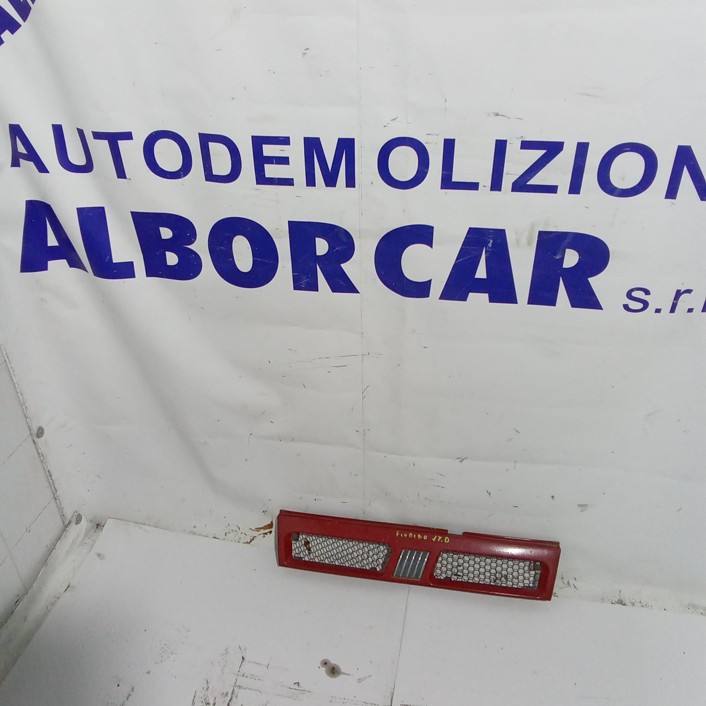 mascherina griglia frontale fiat fiorino 1.7diesel anno 1996