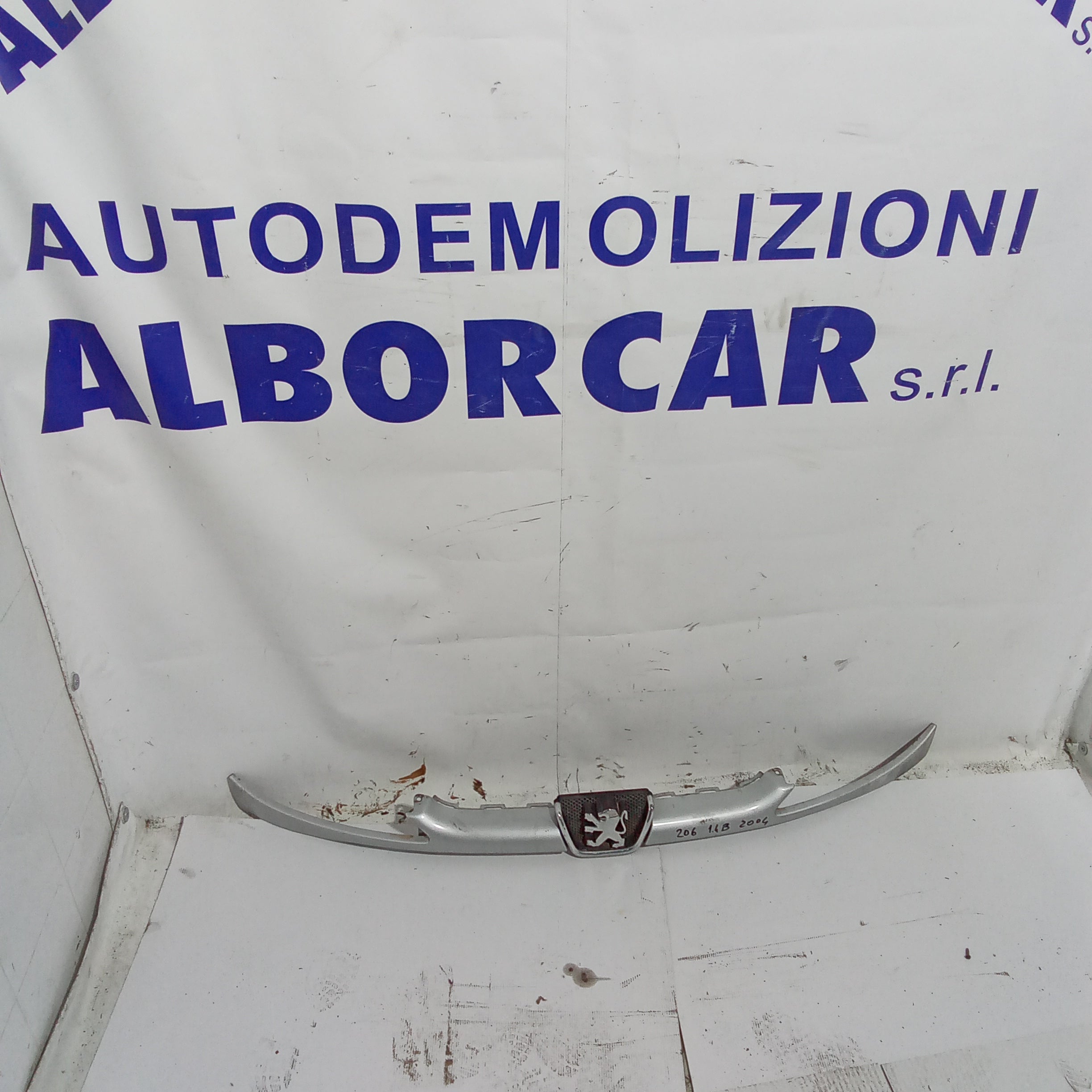 mascherina griglia frontale peugeot 206 1.4 benzina anno 2004