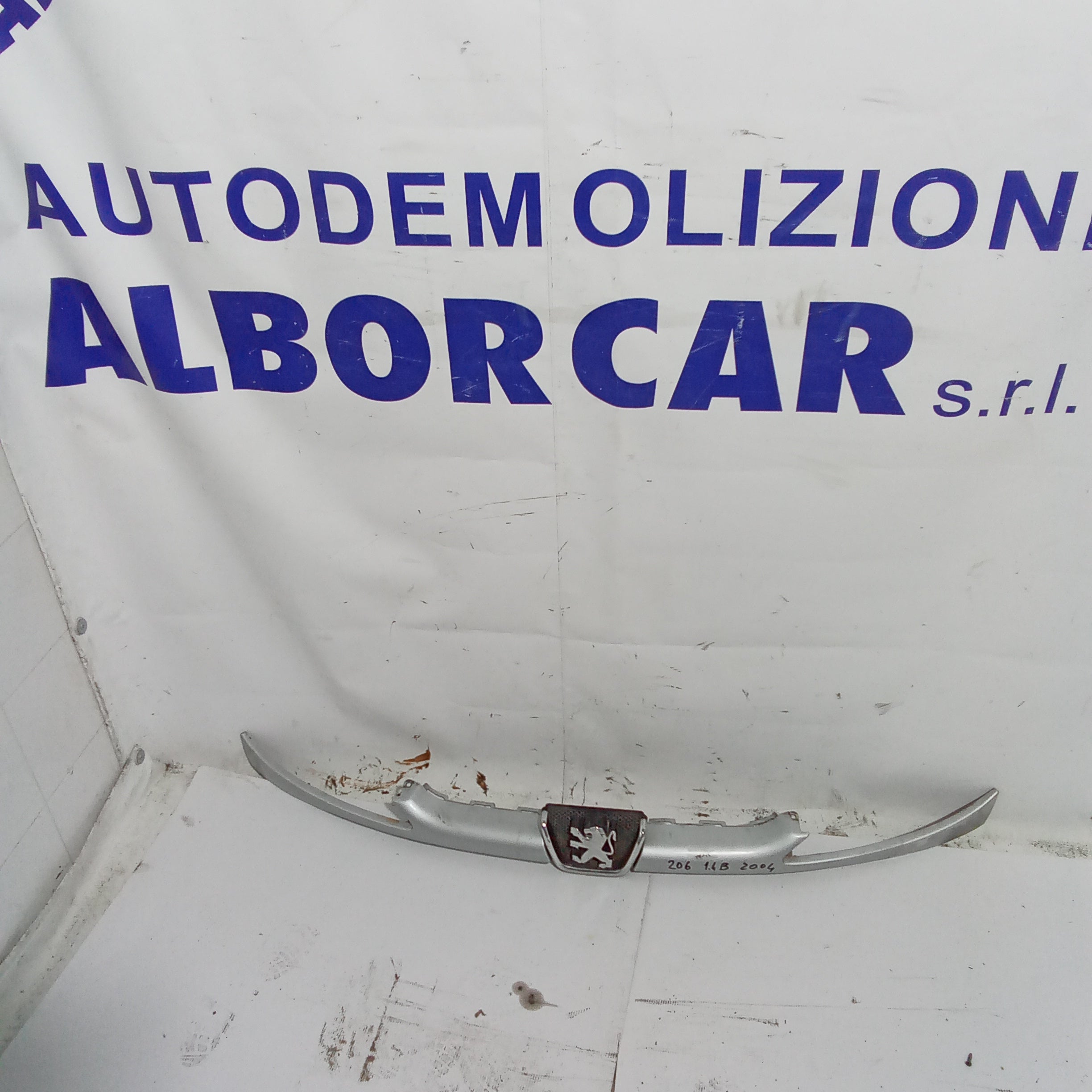 mascherina griglia frontale peugeot 206 1.4 benzina anno 2004