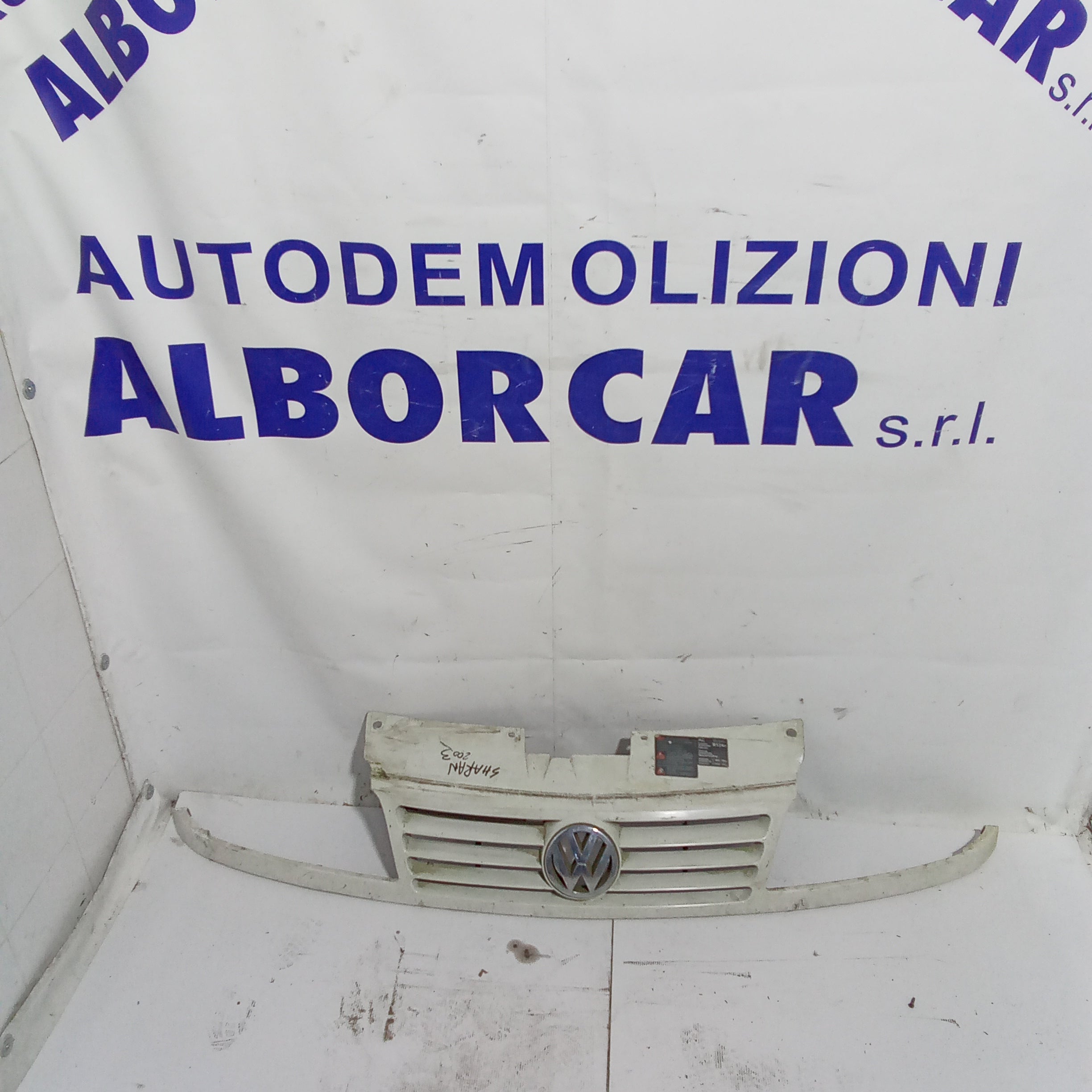 mascherina griglia frontale volkswagen sharan 1.9tdi anno 2003