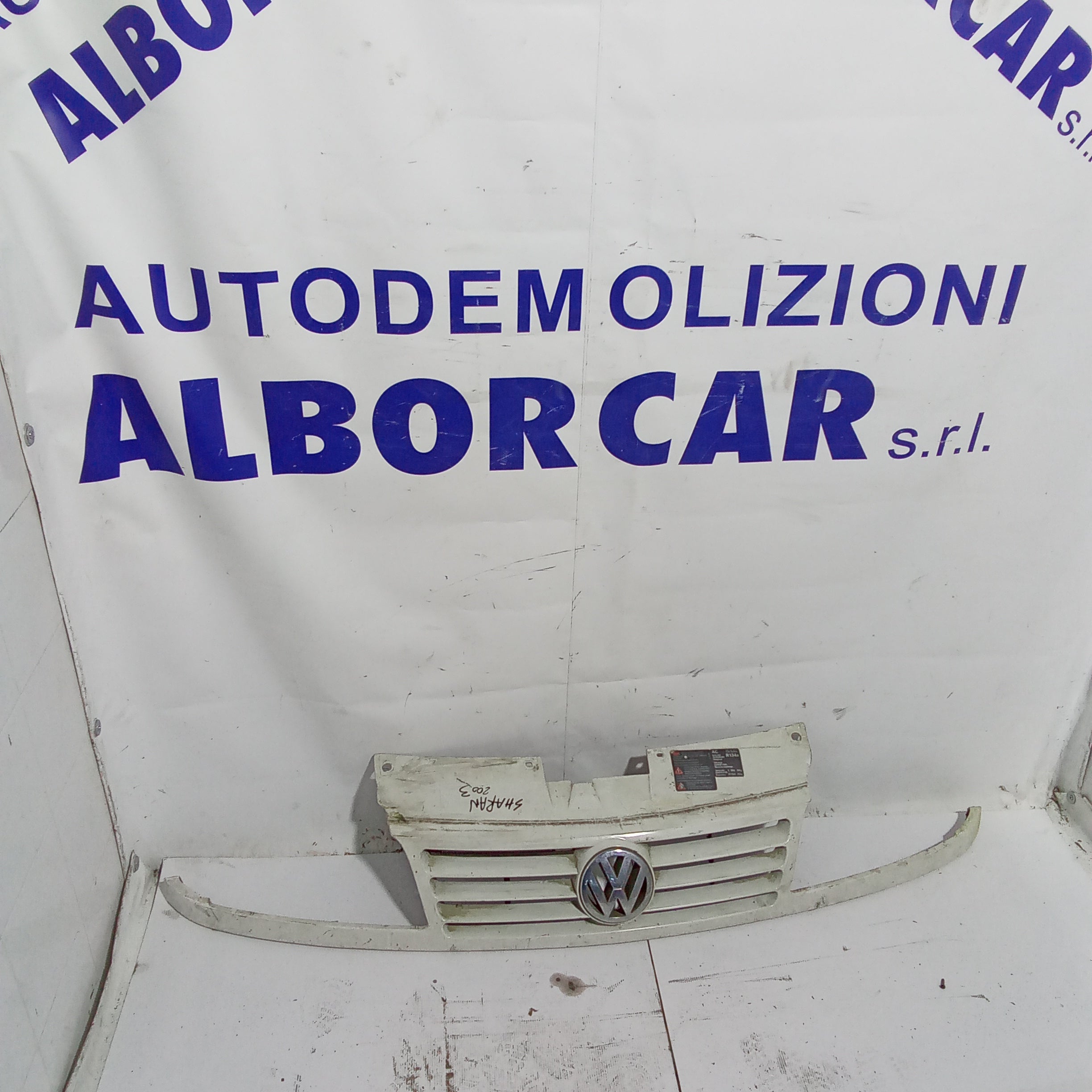 mascherina griglia frontale volkswagen sharan 1.9tdi anno 2003