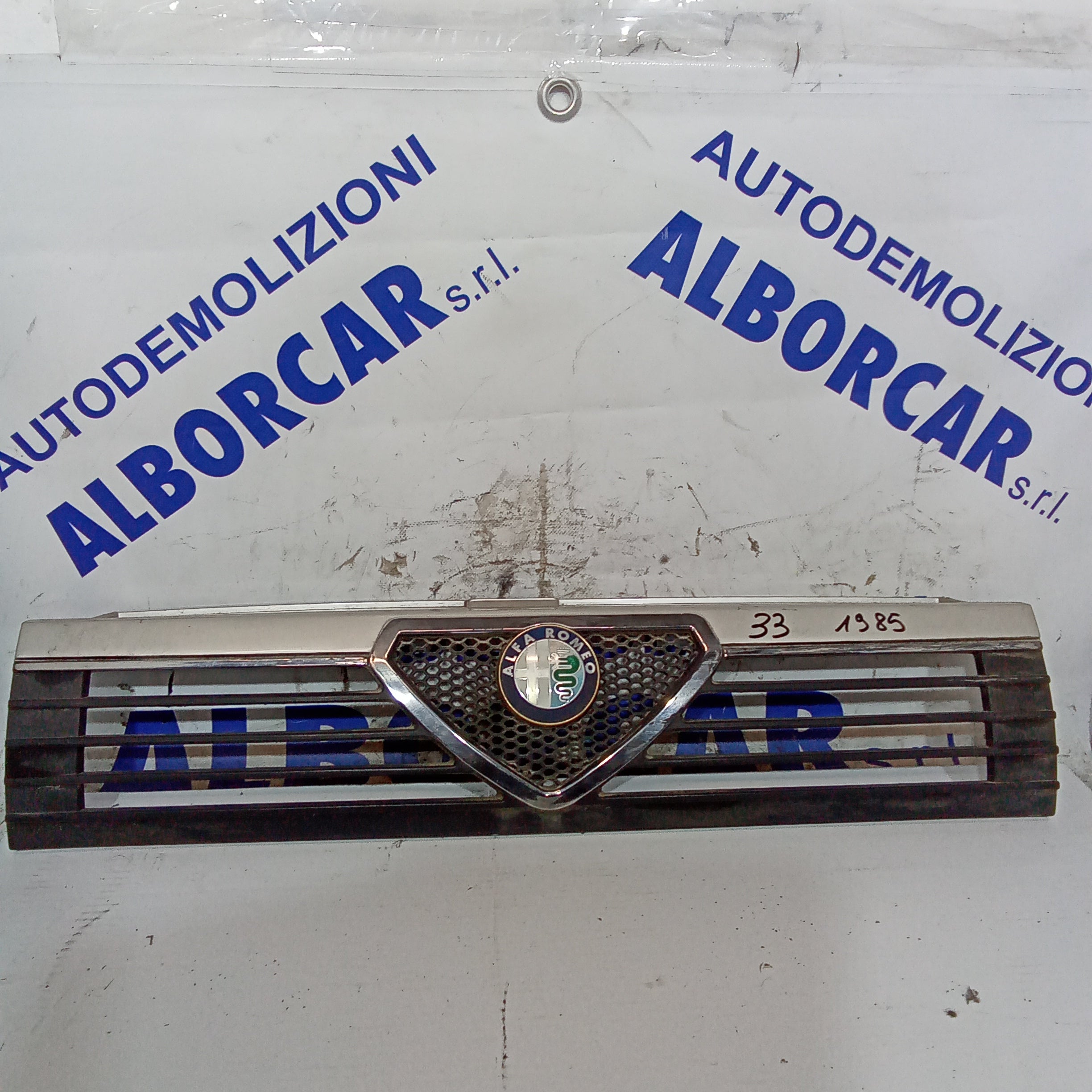 mascherina griglia frontale alfa 33 anno 1985