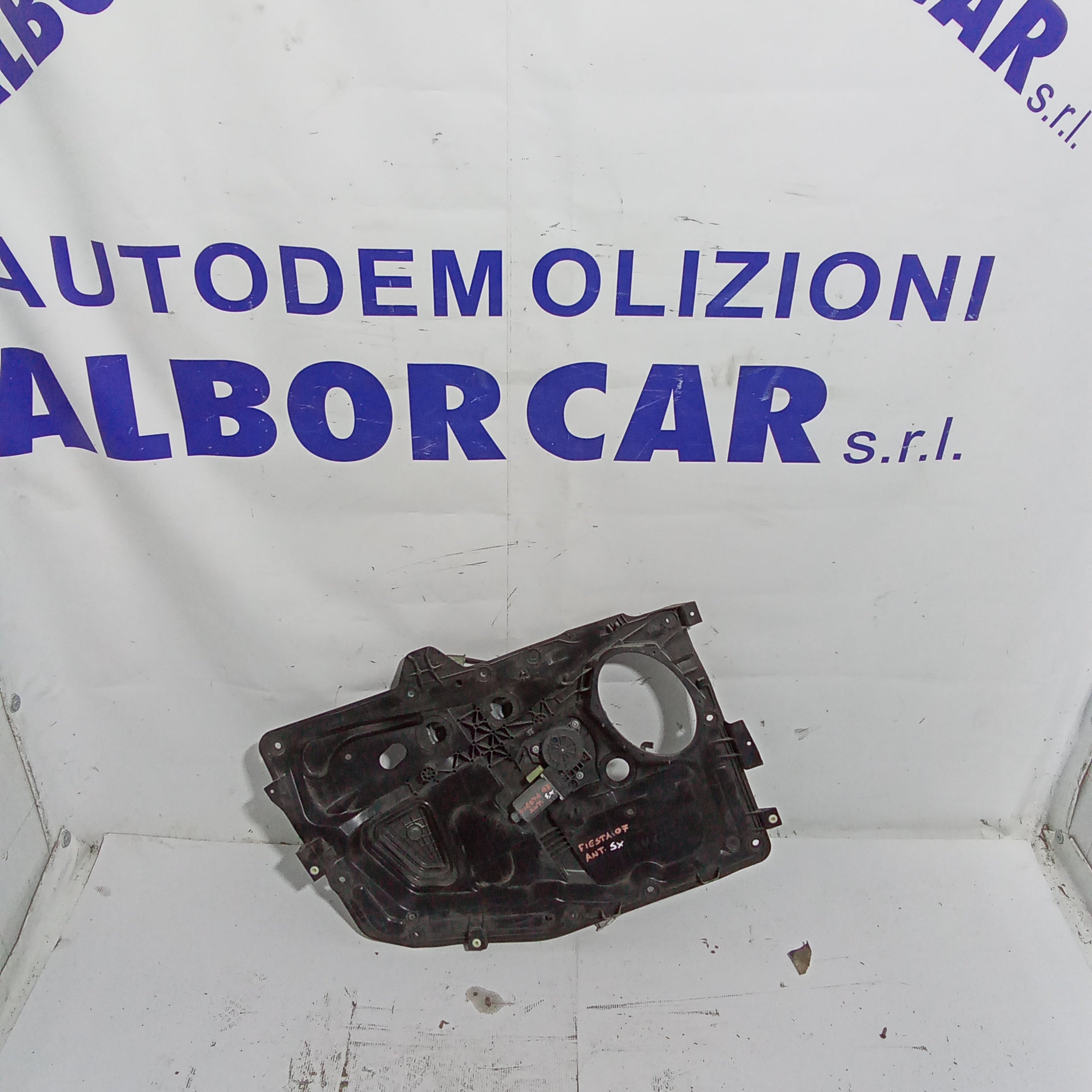 alzavetro (completo) sportello anteriore sinistro   ford fiesta 1.4 16v anno 2007