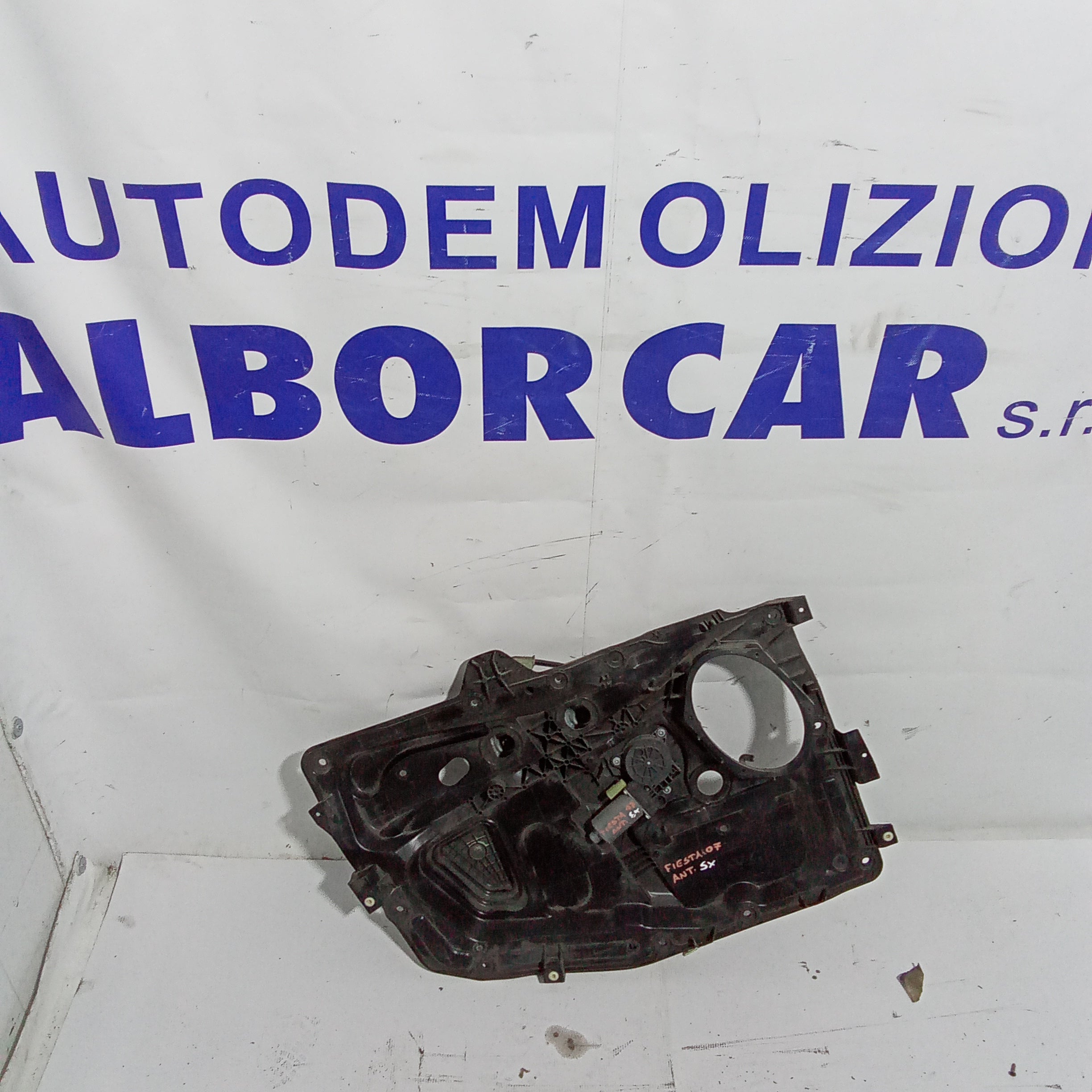 alzavetro (completo) sportello anteriore sinistro   ford fiesta 1.4 16v anno 2007
