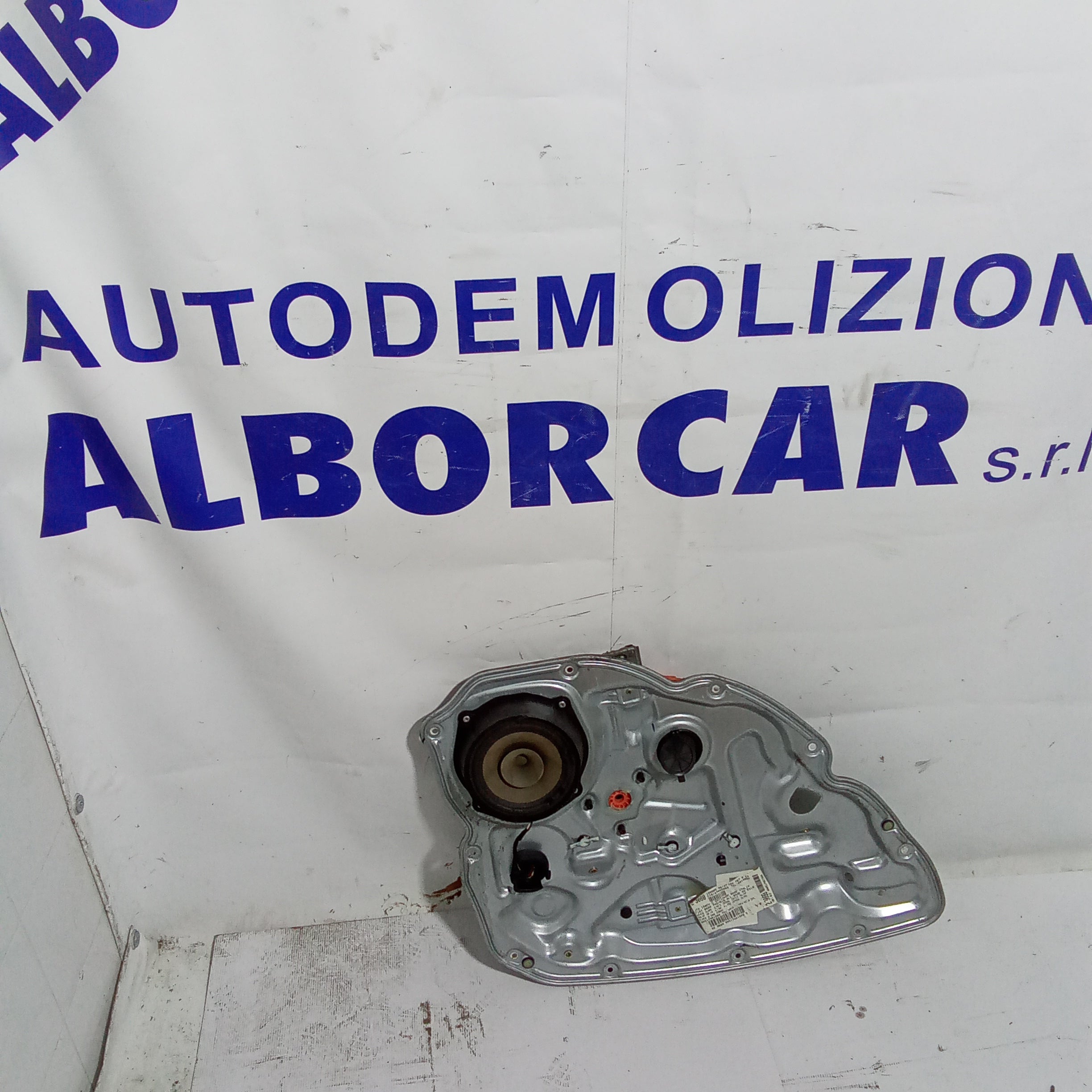 alzavetro (completo) sportello posteriore sinistro fiat croma 1.9jtd anno 2007