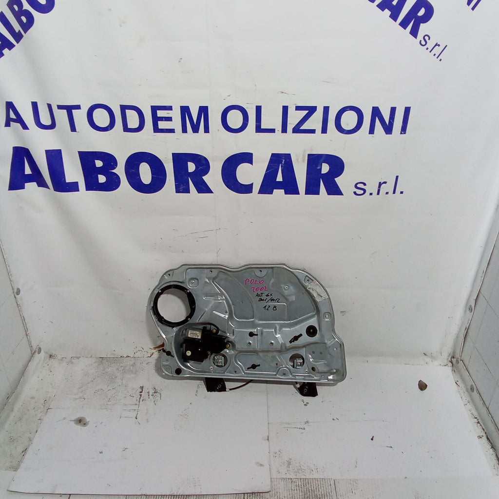 alzavetro (completo) sportello  anteriore sinistro volkswagen polo 1.2 anno 2001/2012