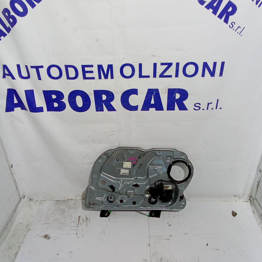 alzavetro (completo) sportello anteriore destro volkswagen polo 1.2 anno 2001/2012