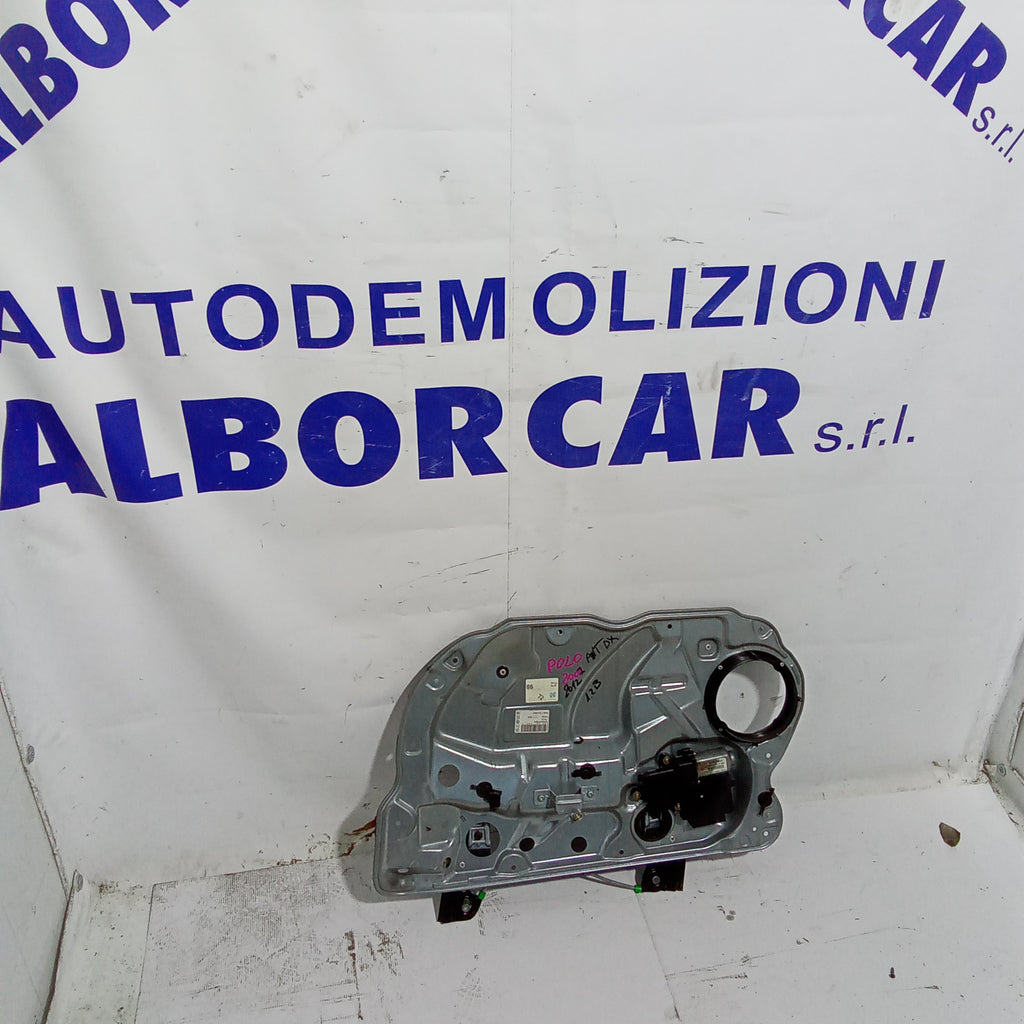alzavetro (completo) sportello anteriore destro volkswagen polo 1.2 anno 2001/2012