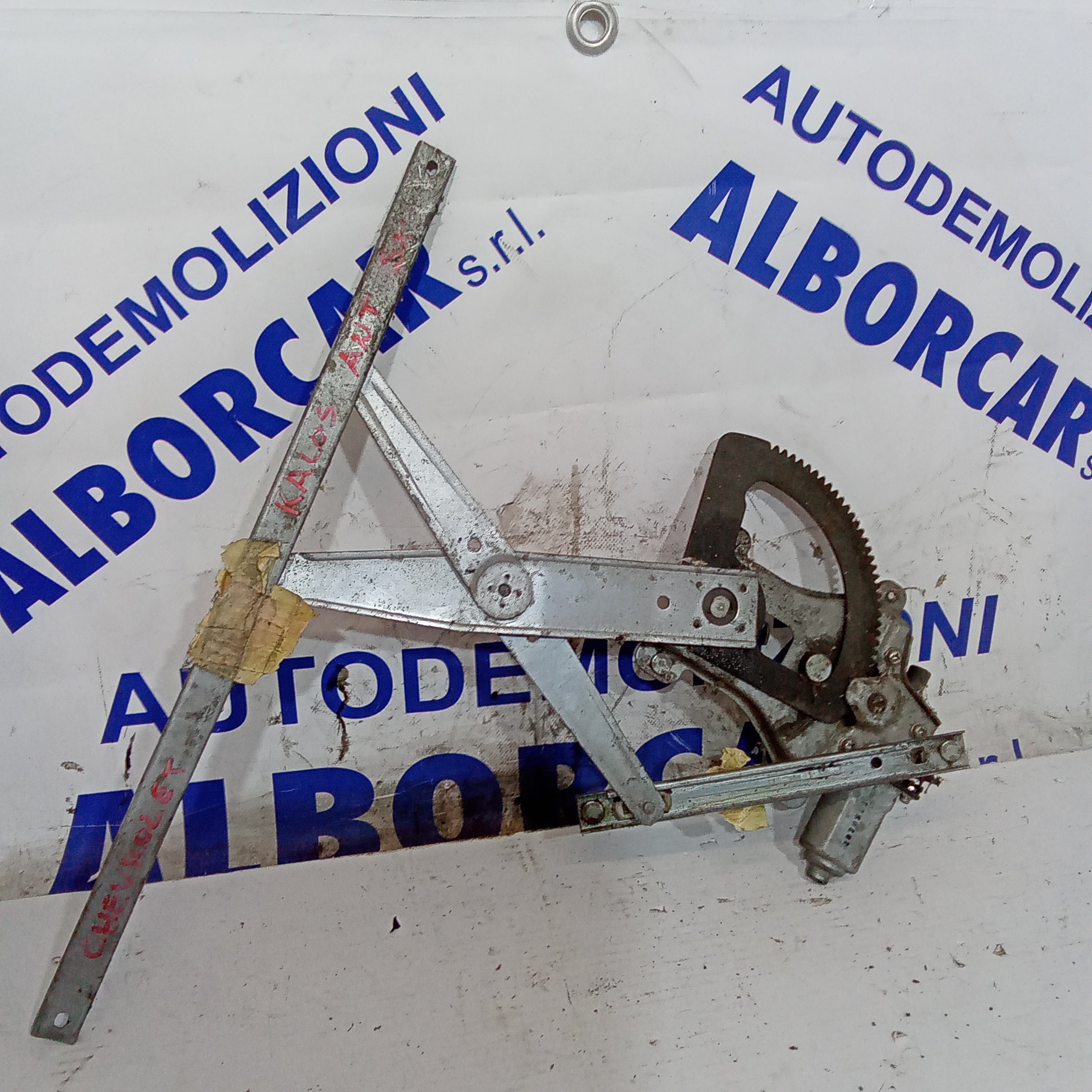 alzavetro anteriore sinistro chevrolet kalos anno 2005/2008