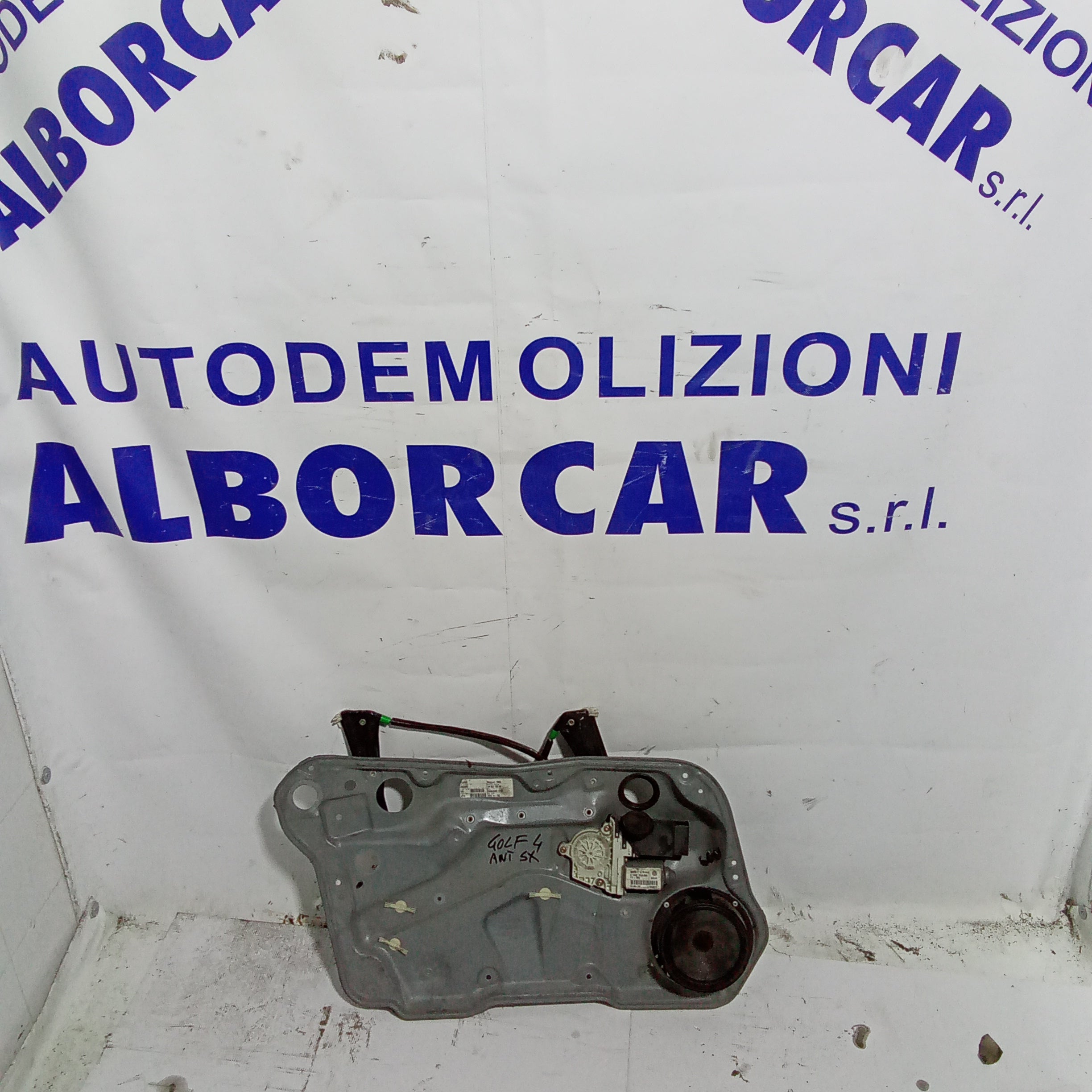 alzavetro anteriore sinistro (completo) volkswagen golf 4 anno 1997/2004