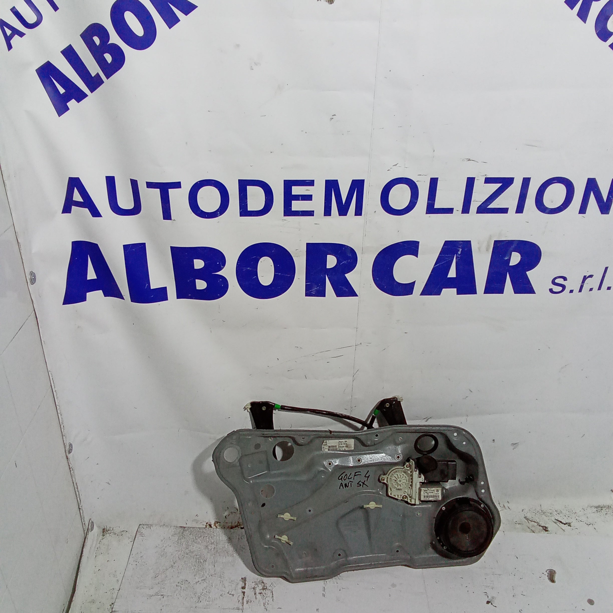 alzavetro anteriore sinistro (completo) volkswagen golf 4 anno 1997/2004